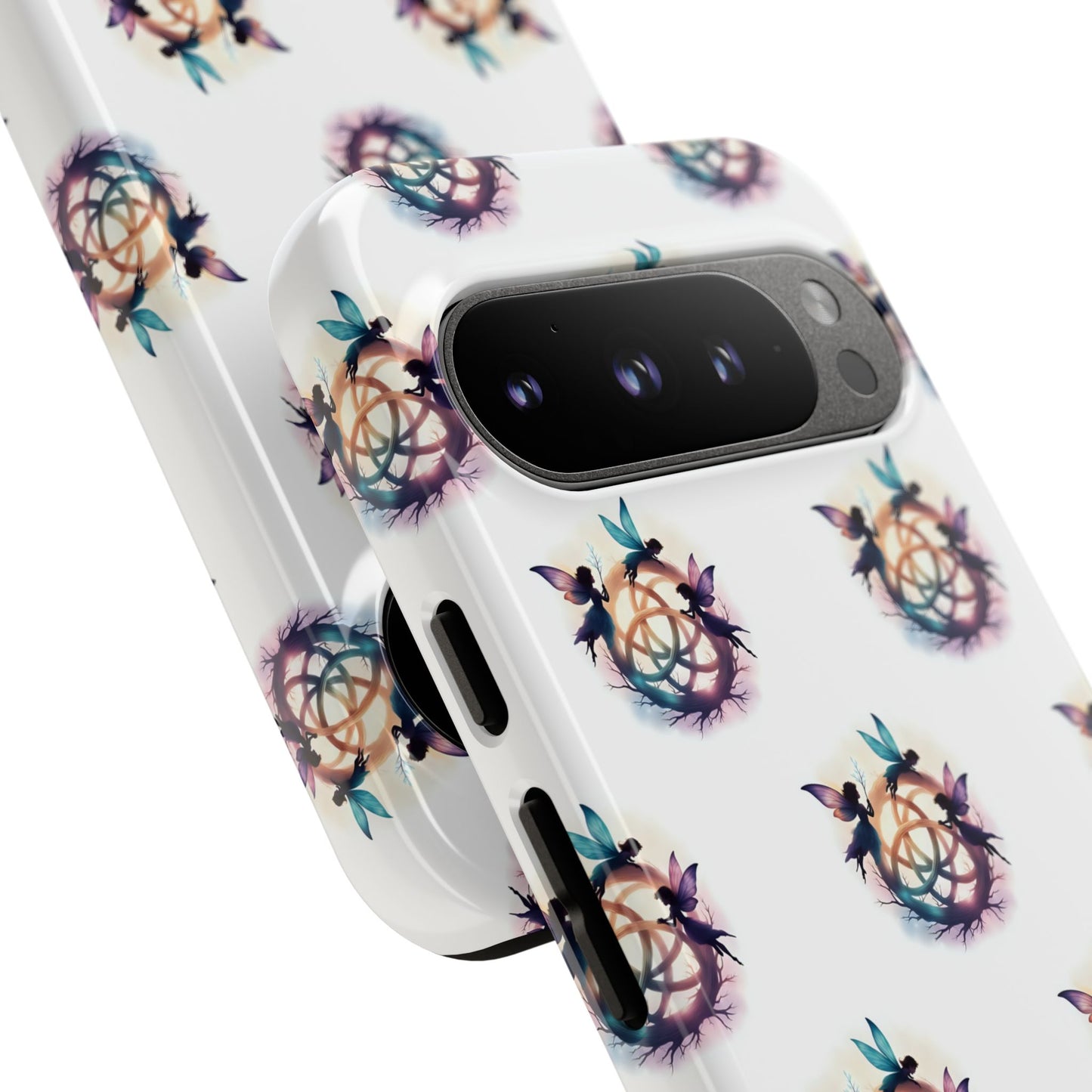 Tough Cases - Celtic Fairies Phone Case, Colorful Phone Cover, Fairy Lover Gift, Trendy Smartphone Accessory