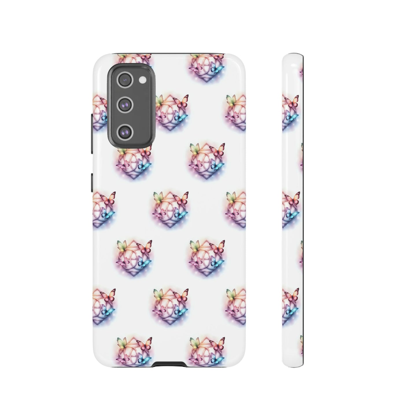 Colorful Butterflies Phone Case, Tough Cases, Cute Butterfly Lover Gift, Trendy Phone Cover, Nature Print Case - Celtic Scents