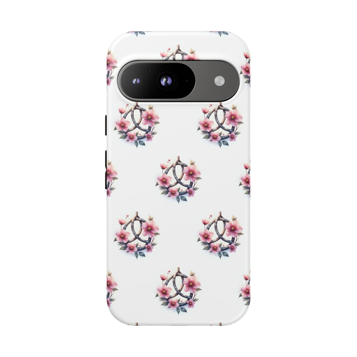 Floral Phone Case, Tough Phone Cover, Cute Protection for Mobile, Gift for Her, Celtic Knot Floral Pattern Case