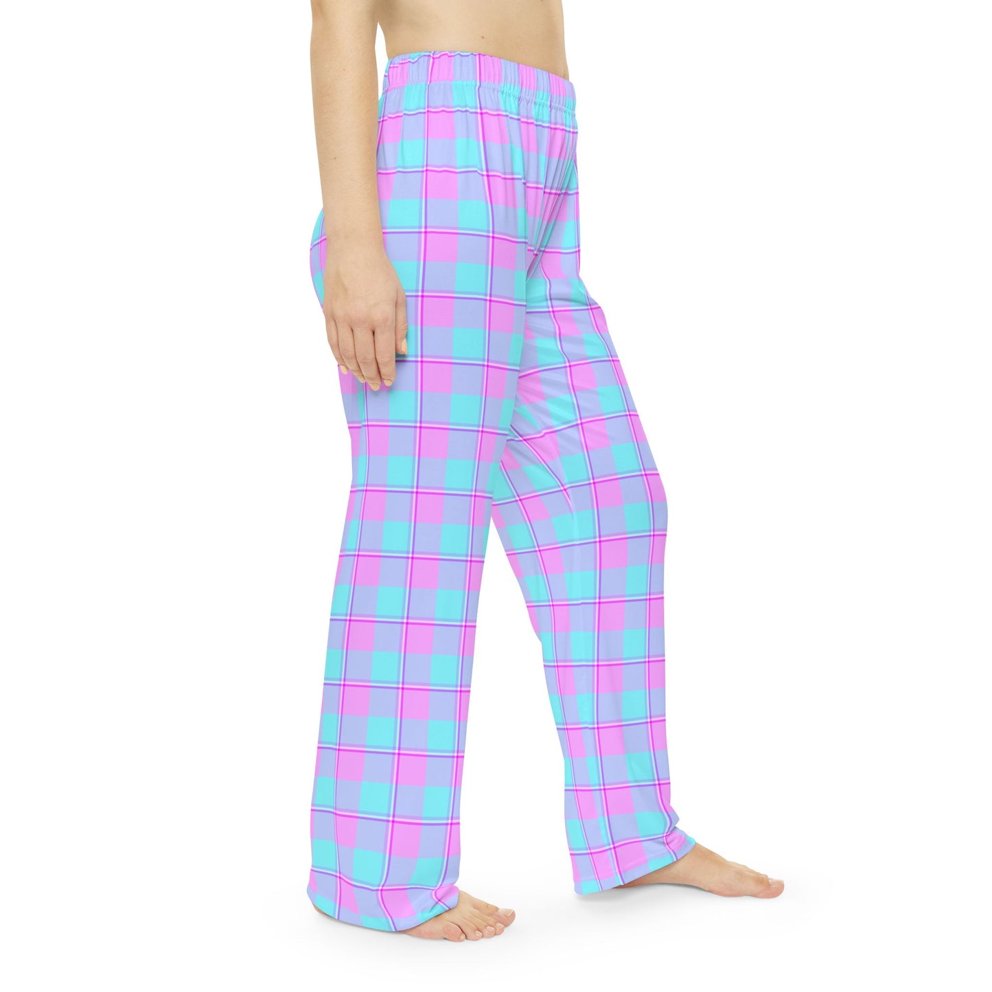 Vibrant Plaid Women's Pajama Pants, Cozy Loungewear for Sleep, Sleepover, Gifting, Travel, Weekend Relaxation - Celtic Scents