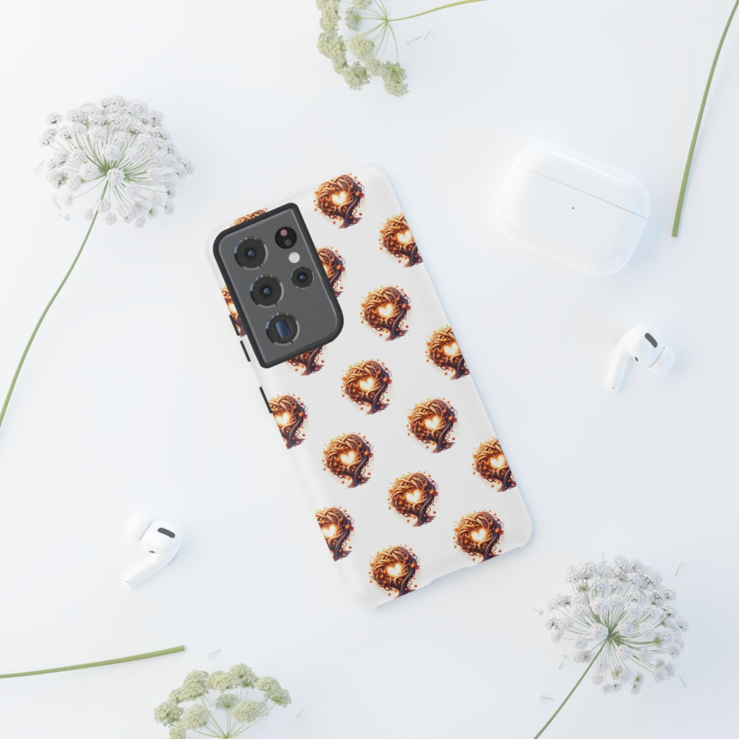 Stylish Phone Case, Tough Cases with Unique Design, Durable Smartphone Cover, Gift for Tech Lovers, Trendy Phone Accessory, Autumn Design
