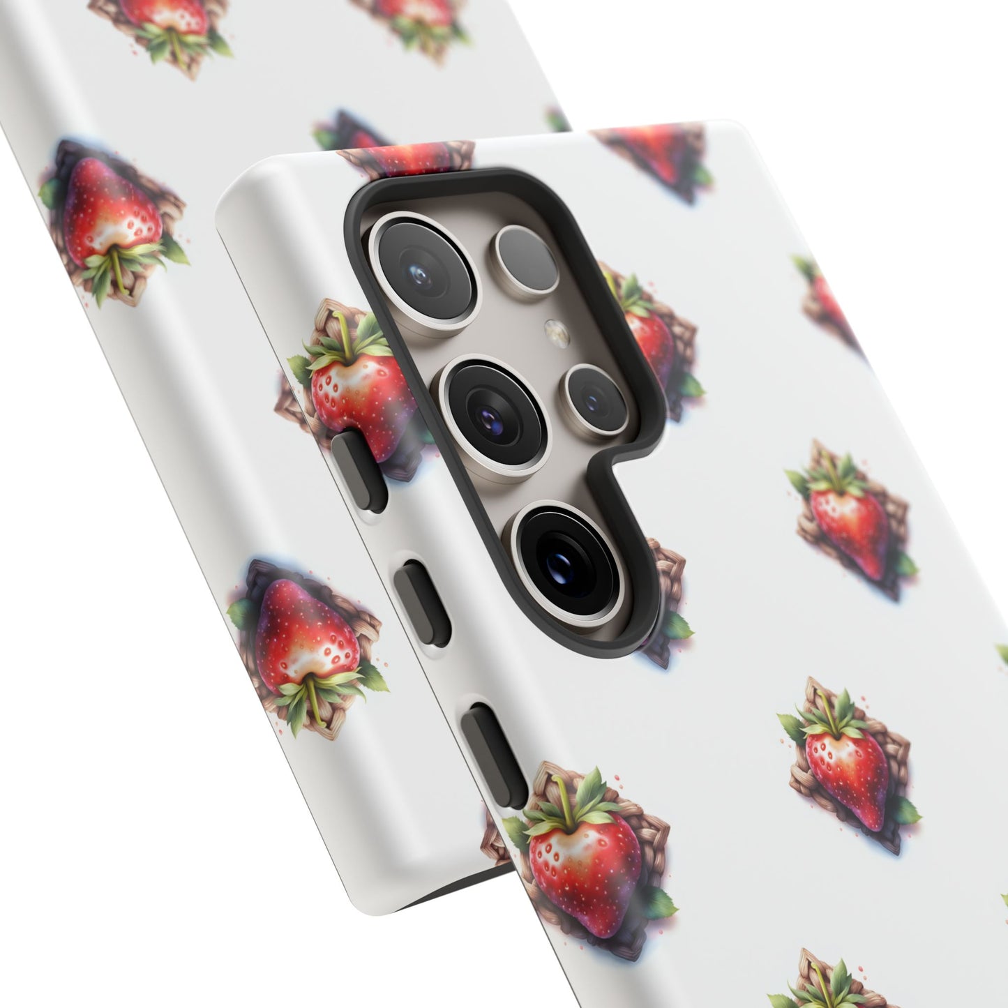 Strawberry Celtic Knot Phone Case, Cute Phone Cover, Gift for Her, Custom Smartphone Case, Funky Accessories, Valentine's Day Gift