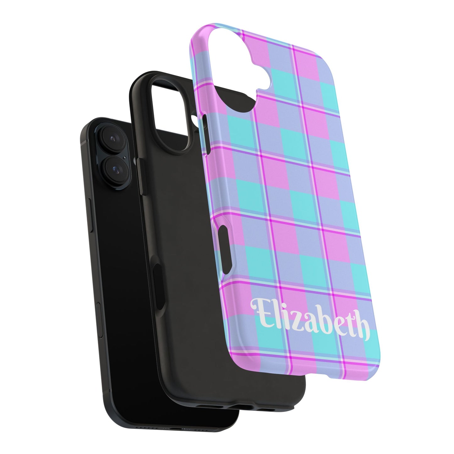 Personalized Plaid Phone Cases for Trendy Protection, Customizable Phone Covers, Durable Cases