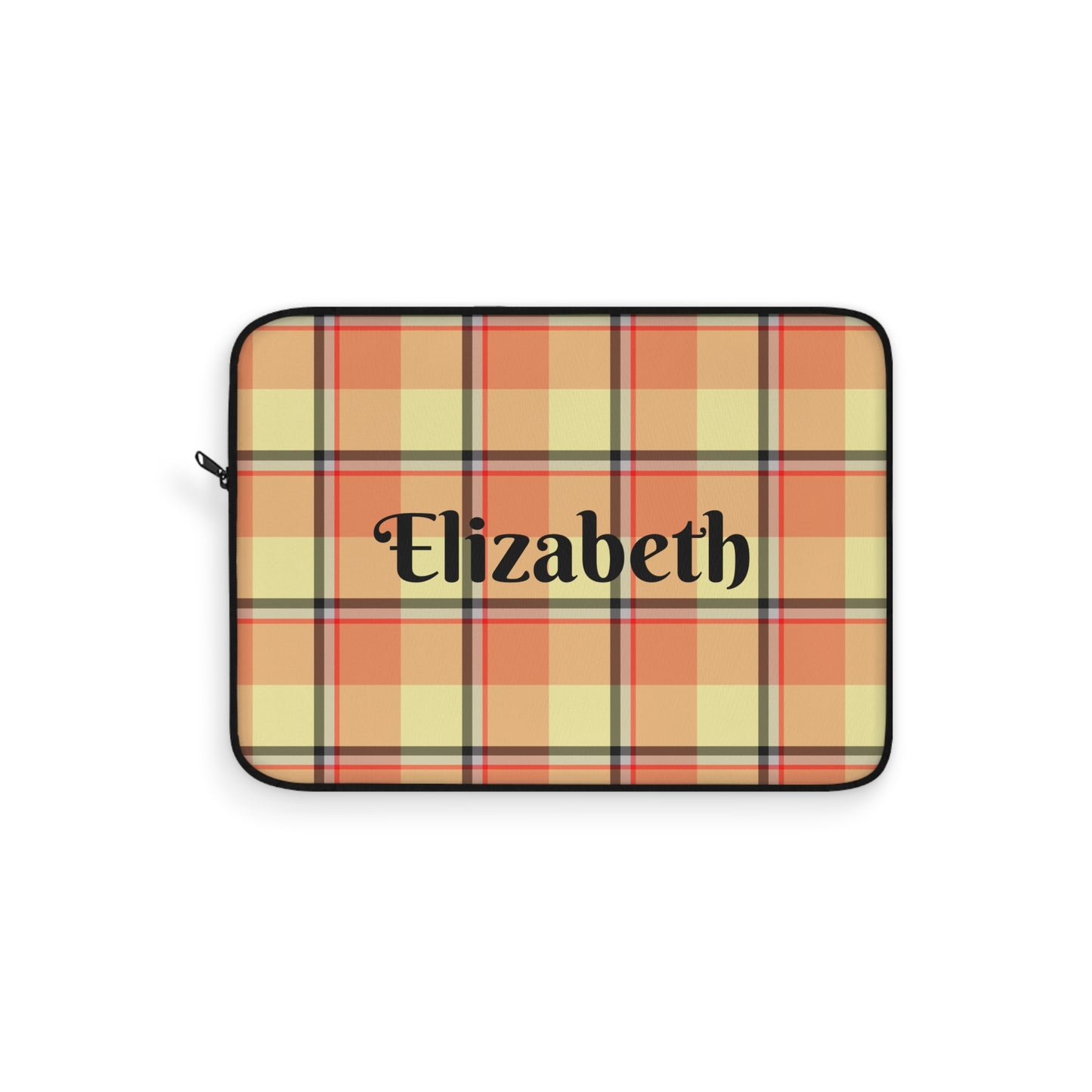 Personalized Laptop Sleeve, Custom Plaid Case, Tech Accessories, Stylish Computer Bag - Celtic Scents