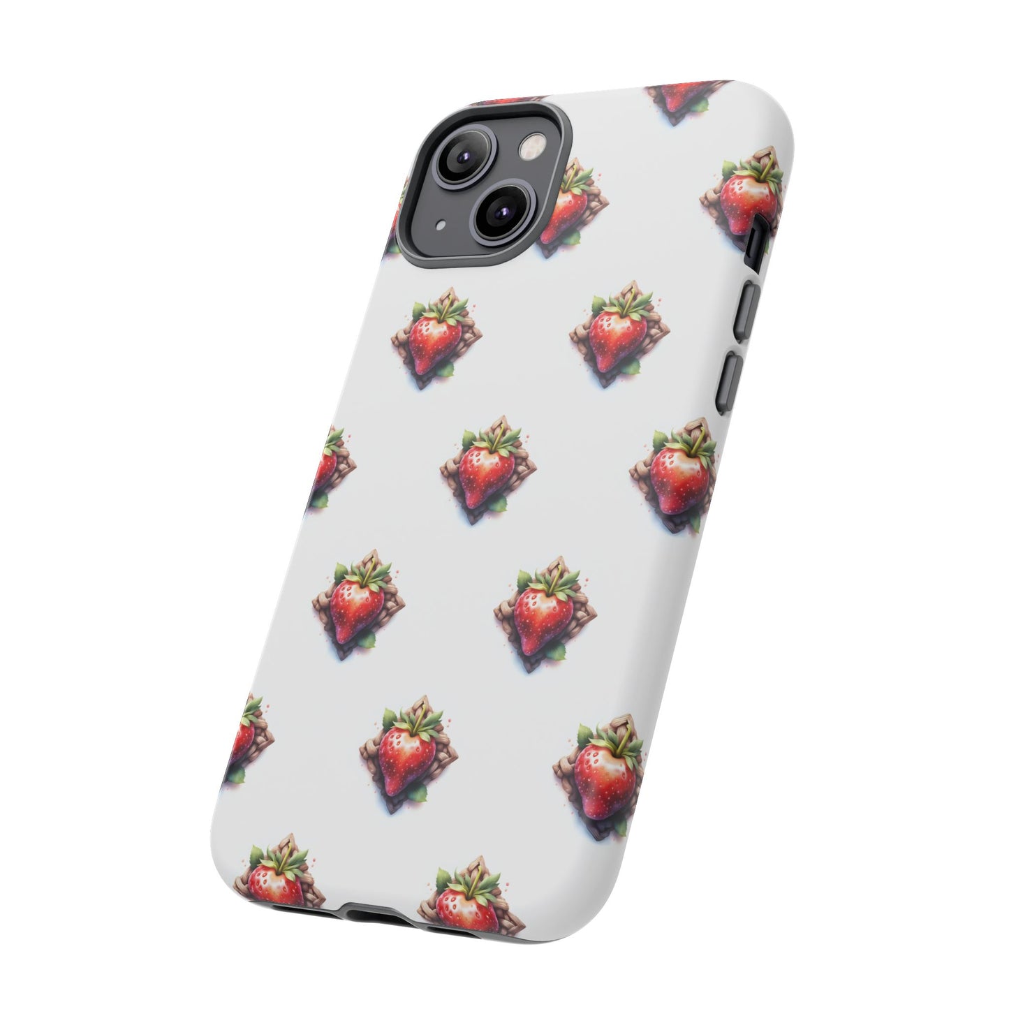 Strawberry Celtic Knot Phone Case, Cute Phone Cover, Gift for Her, Custom Smartphone Case, Funky Accessories, Valentine's Day Gift