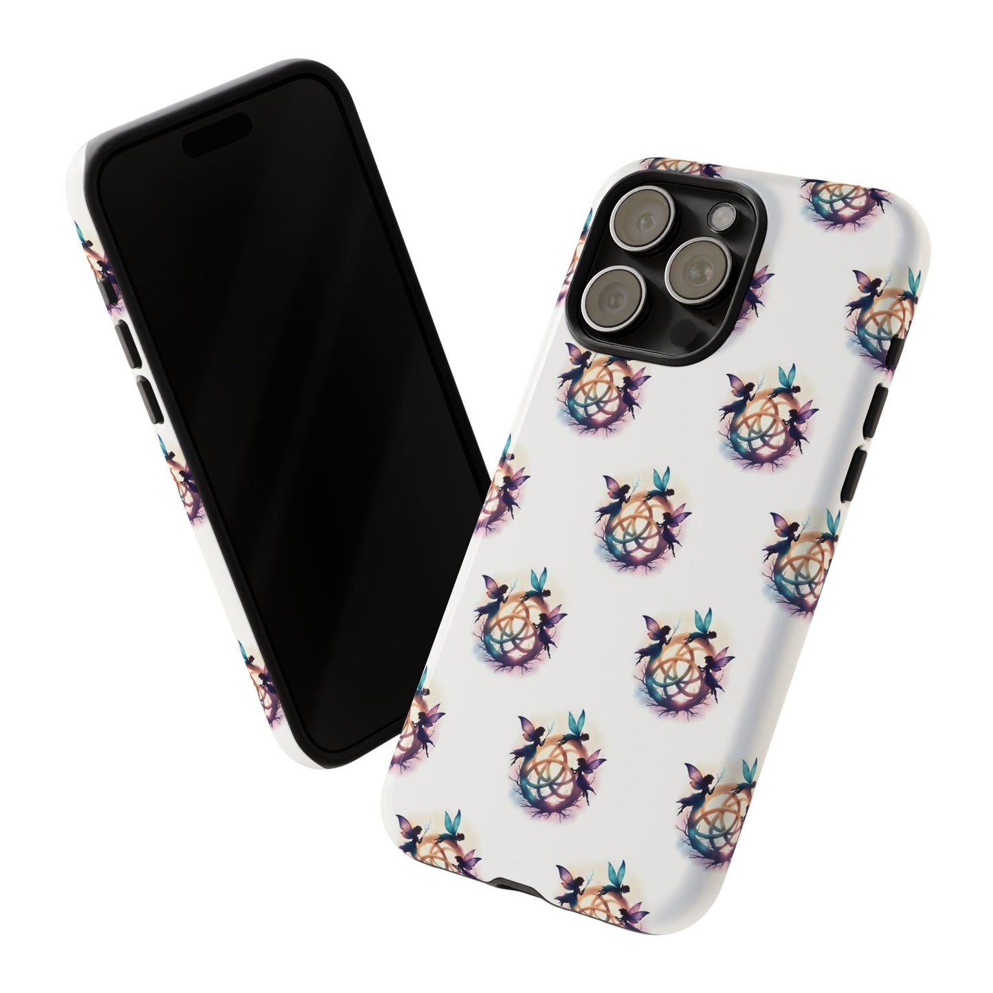 Tough Cases - Celtic Fairies Phone Case, Colorful Phone Cover, Fairy Lover Gift, Trendy Smartphone Accessory