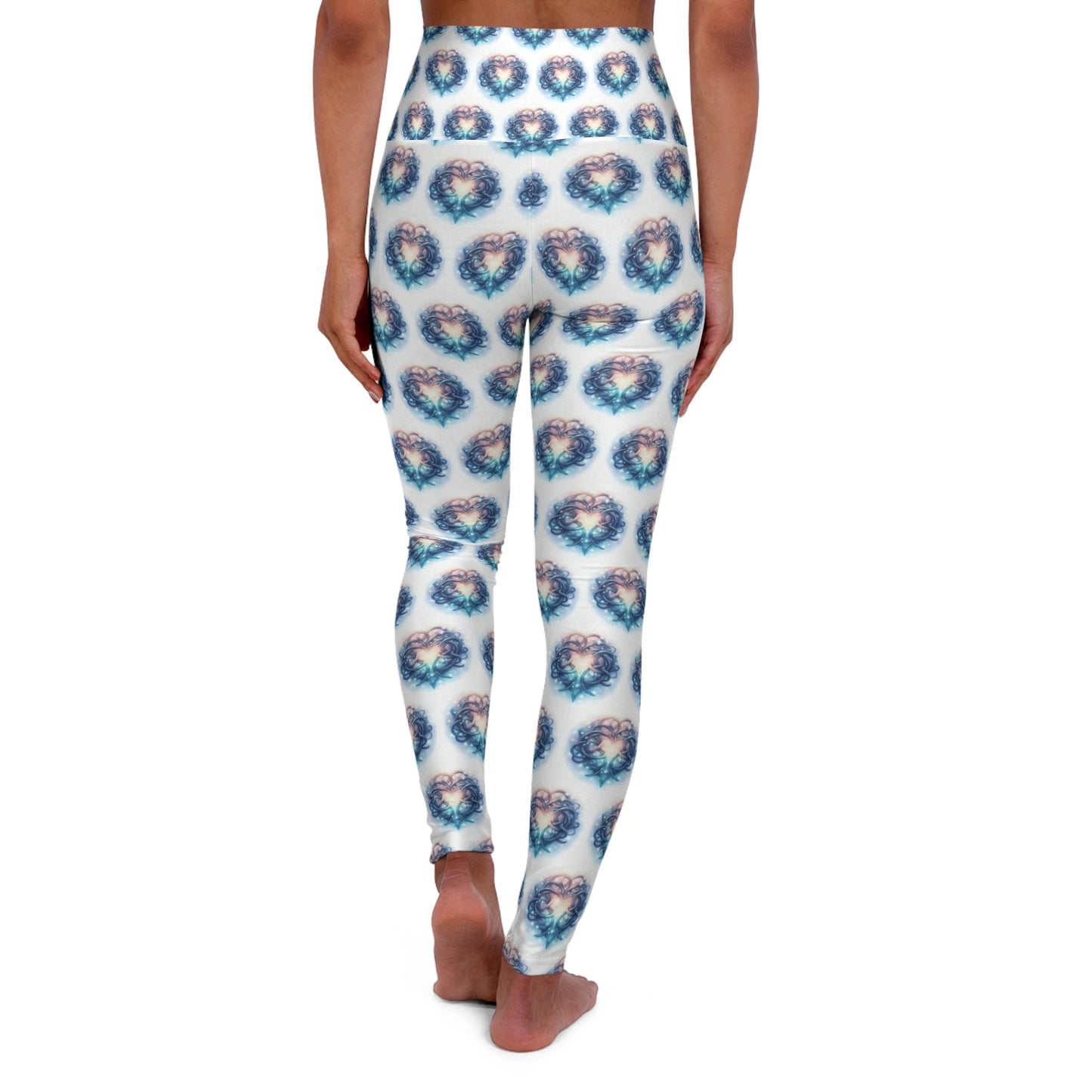 Bohemian High Waisted Yoga Leggings, Comfortable Workout Pants, Festival Attire, Activewear for Yoga and Fitness, Unique Gift for Her - Celtic Scents