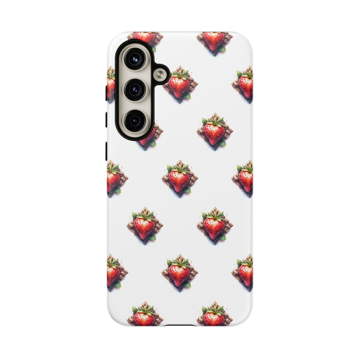 Strawberry Celtic Knot Phone Case, Cute Phone Cover, Gift for Her, Custom Smartphone Case, Funky Accessories, Valentine's Day Gift