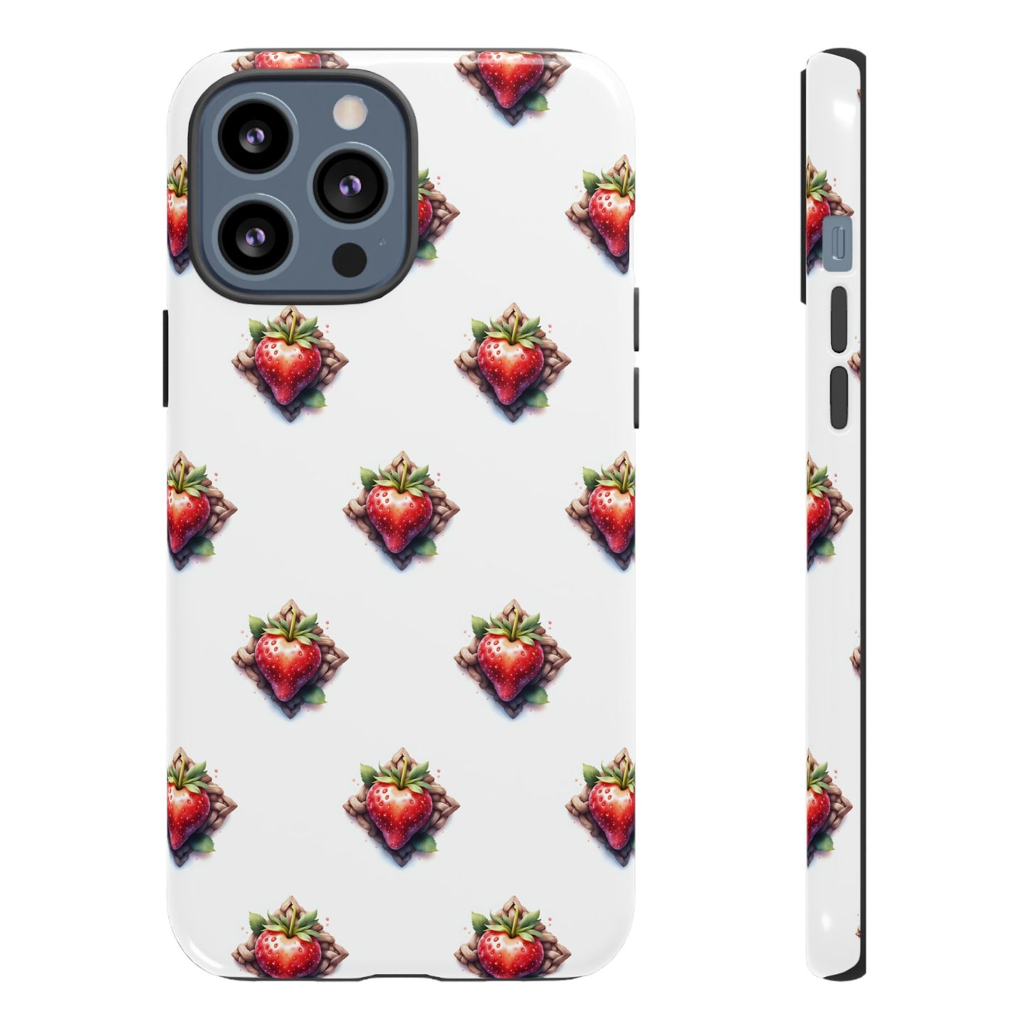 Strawberry Celtic Knot Phone Case, Cute Phone Cover, Gift for Her, Custom Smartphone Case, Funky Accessories, Valentine's Day Gift - Celtic Scents