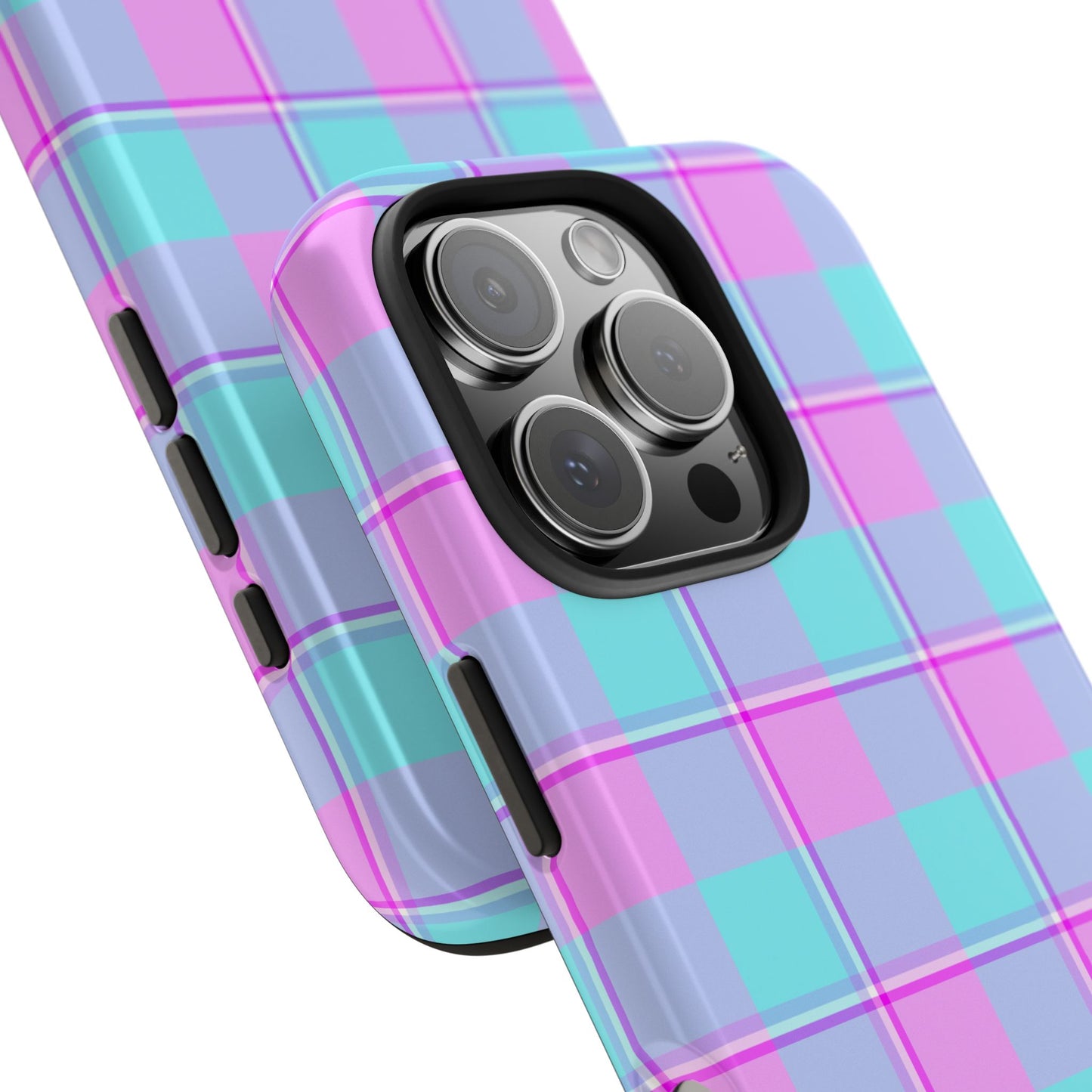 Personalized Plaid Phone Cases for Trendy Protection, Customizable Phone Covers, Durable Cases