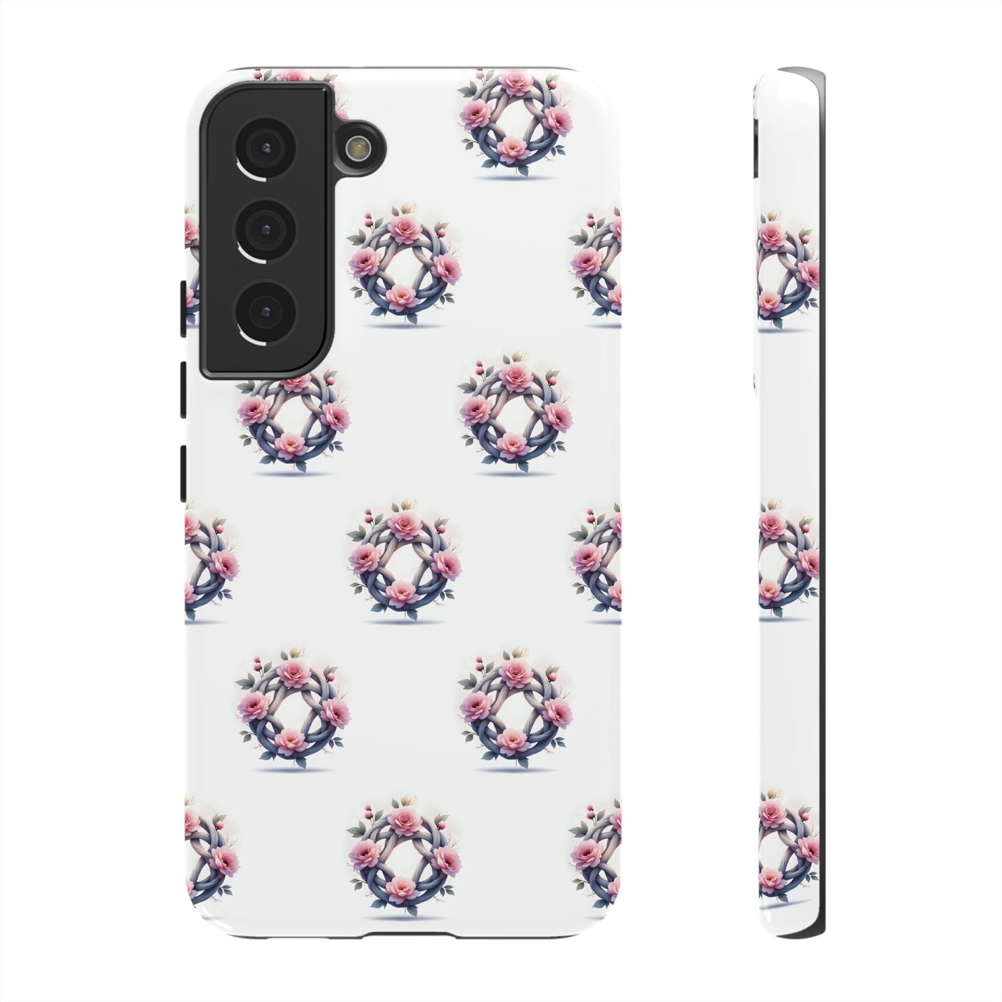 Floral Phone Case, Tough Cases for Women, Cute Celtic Knot Floral Design iPhone Cover, Gift for Her, Stylish Tech Accessories - Celtic Scents