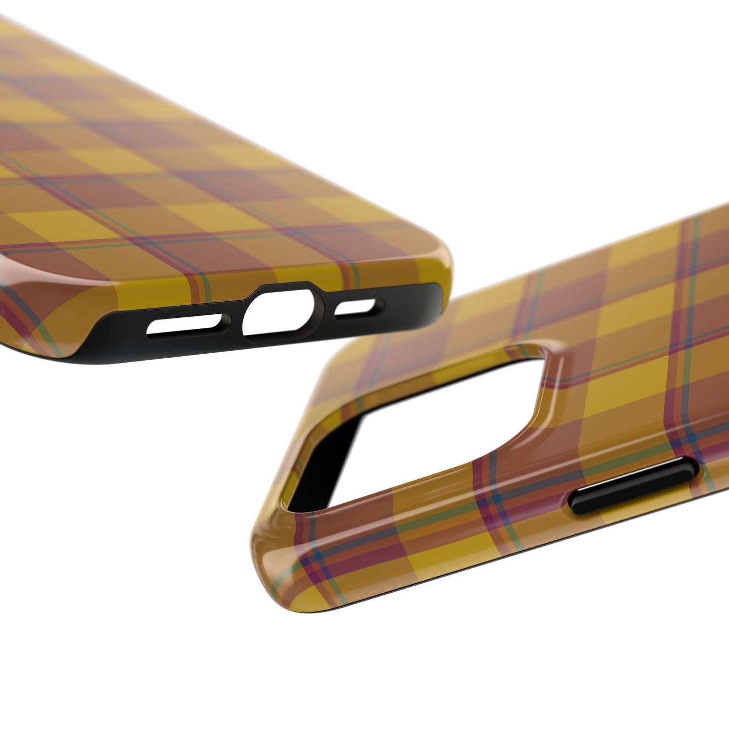 Plaid Tough Phone Case, Durable Phone Cover, Fall Inspired Accessory, Gift for Her, Stylish Cell Phone Protector - Celtic Scents