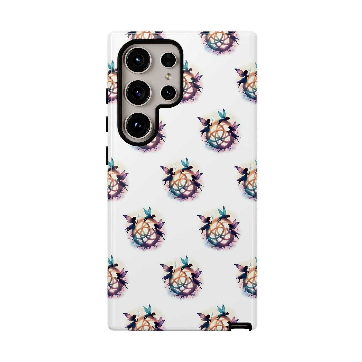 Tough Cases - Celtic Fairies Phone Case, Colorful Phone Cover, Fairy Lover Gift, Trendy Smartphone Accessory