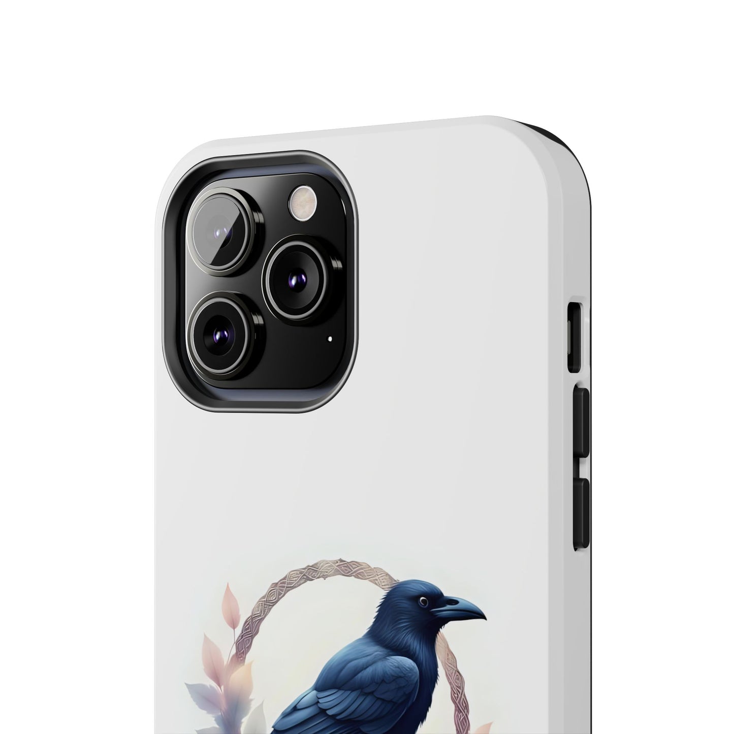 Raven Design Phone Case | Tough Protector Case, Gift for Bird Lovers, Unique Cell Phone Cover, Gothic or Nature Inspired - Celtic Scents