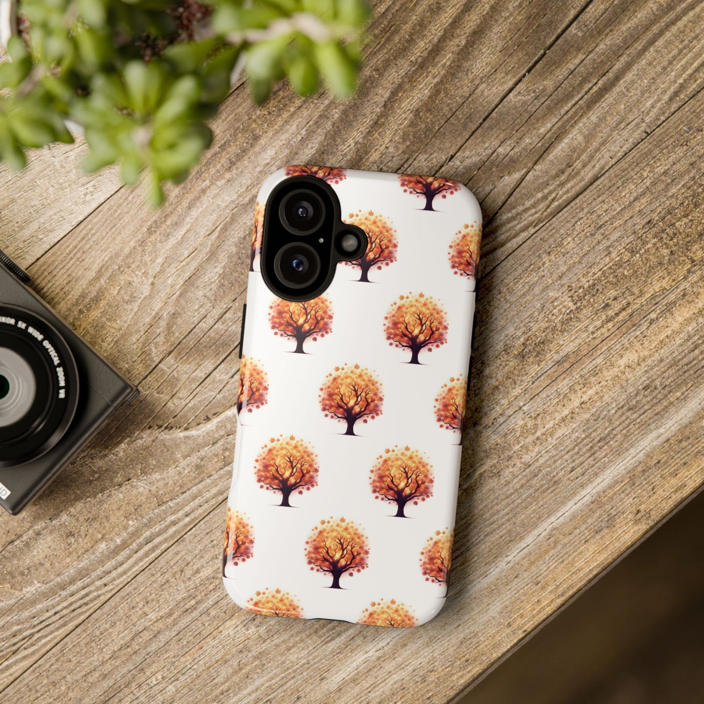 Autumn Tree Phone Case, Fall Phone Cover, Nature Inspired Case, Gift for Outdoorsy Friends, Seasonal Accessories, Eco-Friendly Phone Case