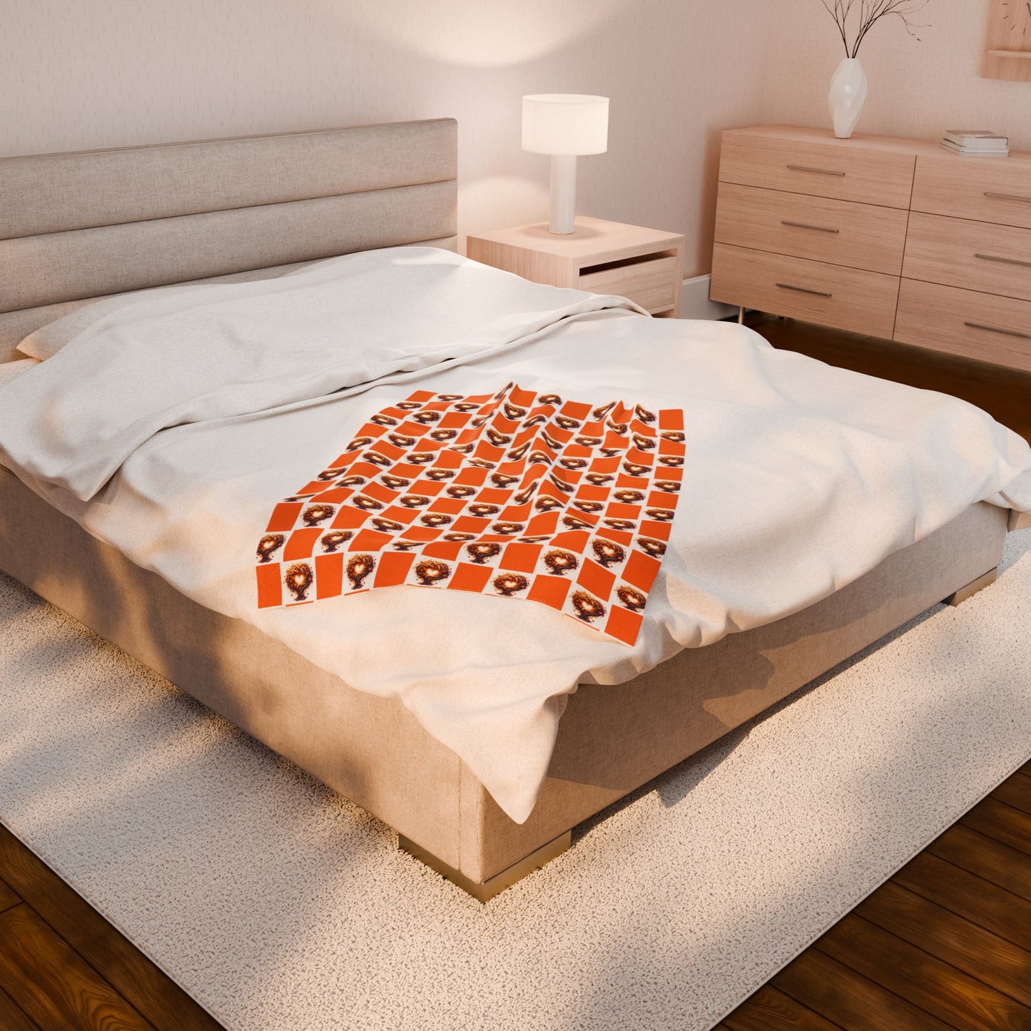 Autumn Tree Pattern Velveteen Plush Blanket, Cozy Home Decor, Gift for Nature Lovers, Bed Throw, Soft Warm Blanket for Kids - Celtic Scents