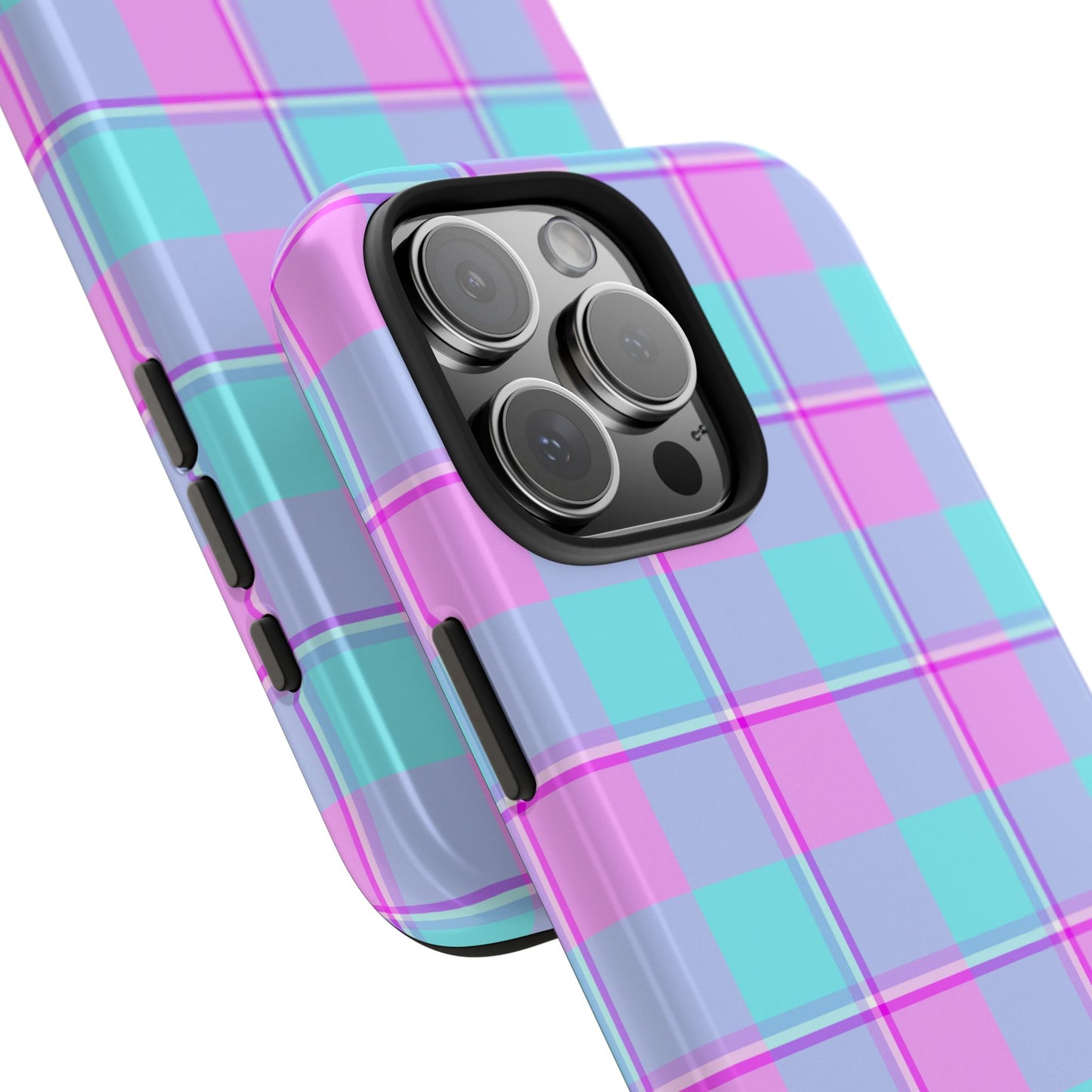 Personalized Plaid Phone Cases for Trendy Protection, Customizable Phone Covers, Durable Cases
