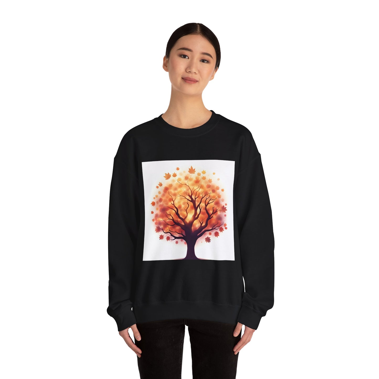 Autumn Tree Sweatshirt | Cozy Fall Apparel, Gift for Nature Lovers, Unisex Crewneck, Tree Design Sweatshirt, Ideal for Thanksgiving - Celtic Scents