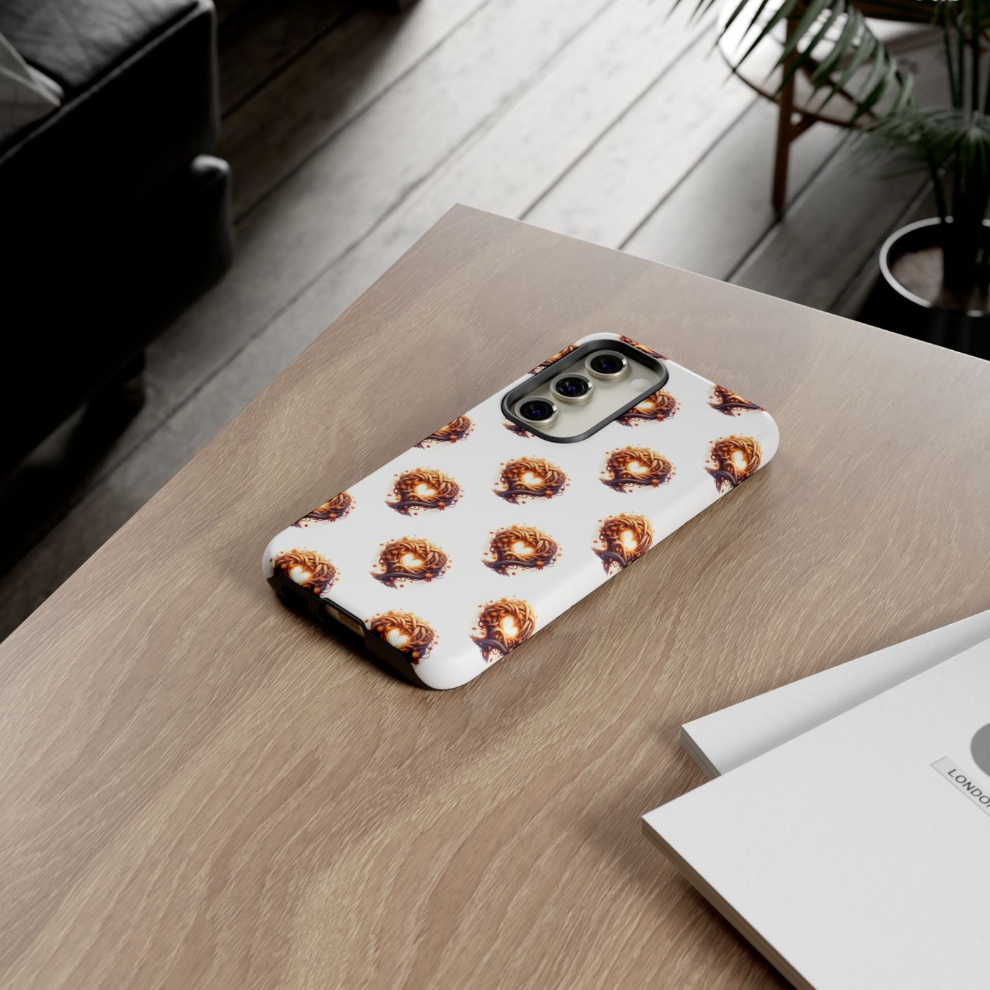 Stylish Phone Case, Tough Cases with Unique Design, Durable Smartphone Cover, Gift for Tech Lovers, Trendy Phone Accessory, Autumn Design