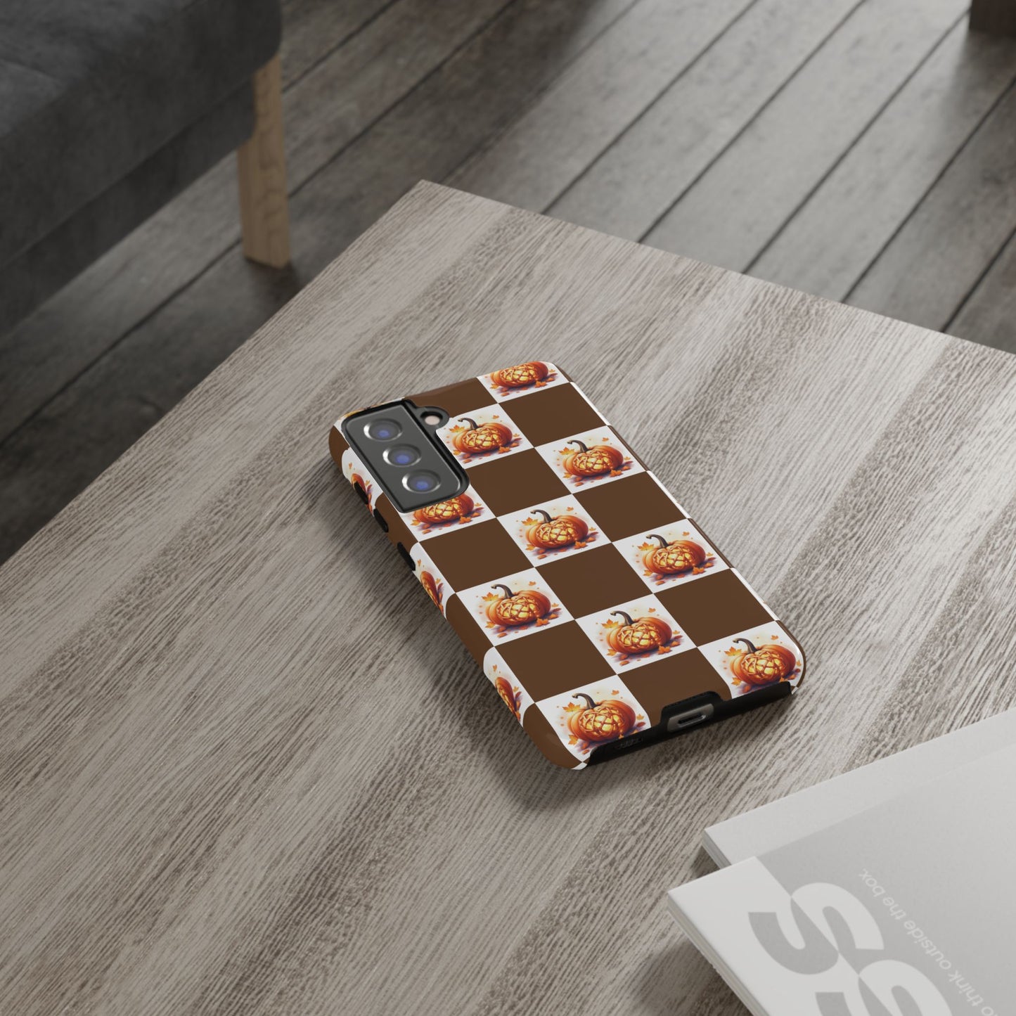 Pumpkin Phone Case, Fall Decor, Halloween Gift, Autumn Accessories, Cute Smartphone Cover, Tough Cases