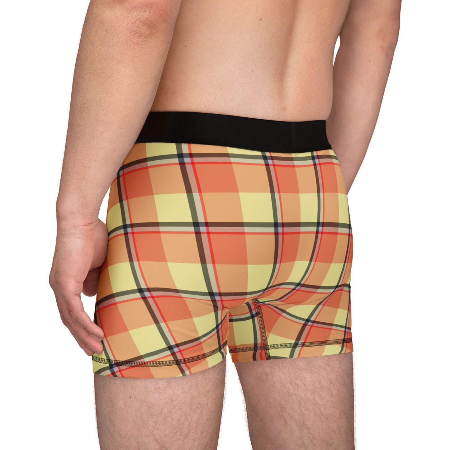 Plaid Men's Boxers, Comfortable Boxers, Trendy Loungewear, Stylish Underwear, Unique Gift for Him, Everyday Essentials - Celtic Scents