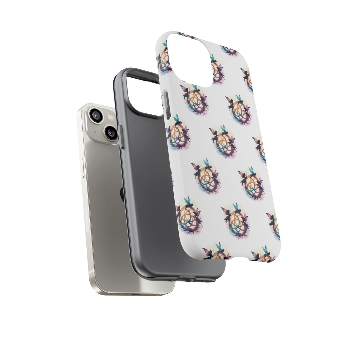 Tough Cases - Celtic Fairies Phone Case, Colorful Phone Cover, Fairy Lover Gift, Trendy Smartphone Accessory