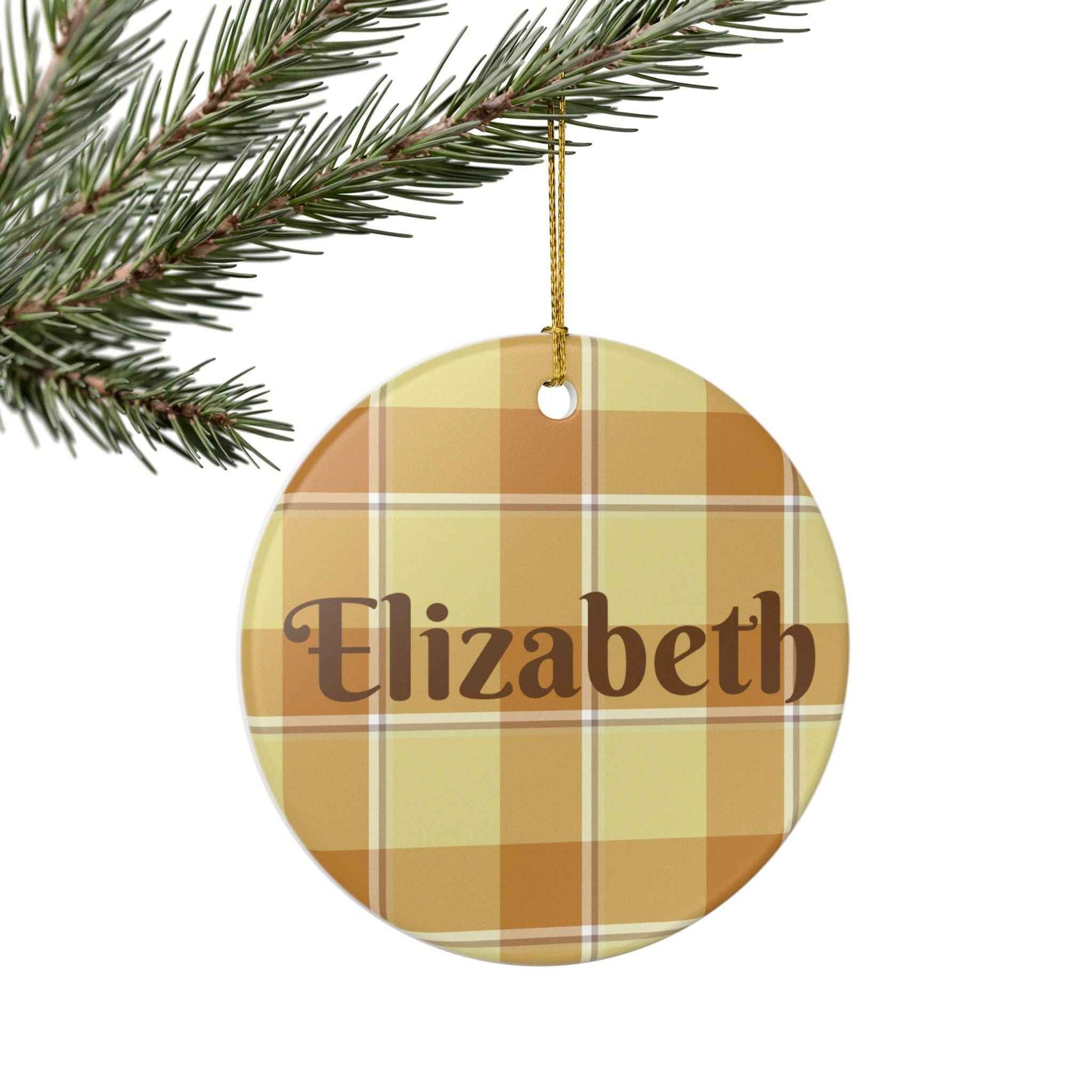 Personalized Ceramic Ornament, Custom Holiday Decoration, Home Decor, Gift for Her, Christmas Decoration, Personalized Gifts