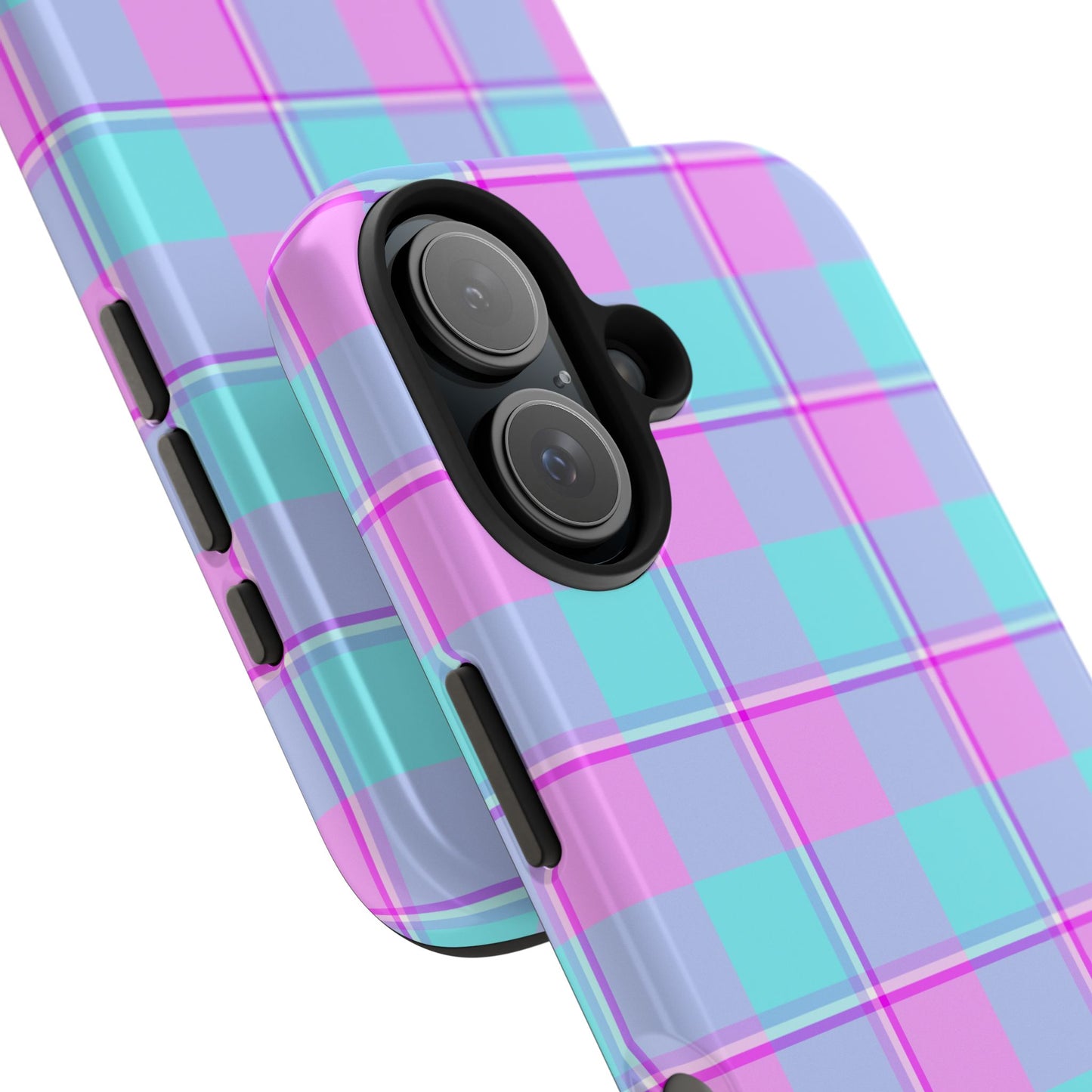 Personalized Plaid Phone Cases for Trendy Protection, Customizable Phone Covers, Durable Cases