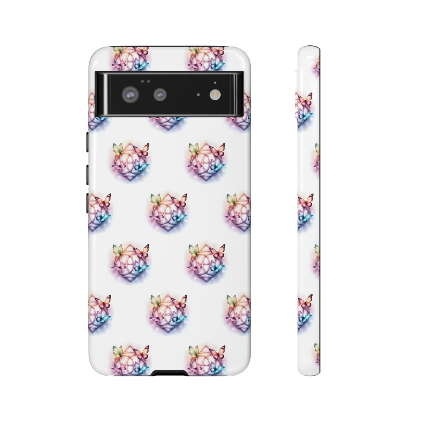 Colorful Butterflies Phone Case, Tough Cases, Cute Butterfly Lover Gift, Trendy Phone Cover, Nature Print Case - Celtic Scents