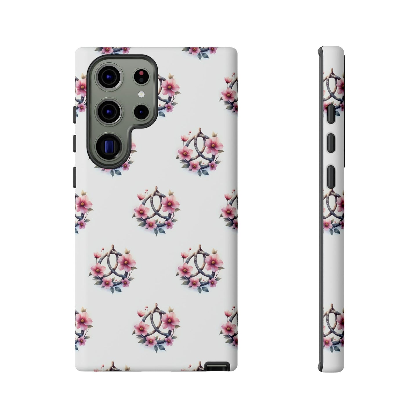 Floral Phone Case, Tough Phone Cover, Cute Protection for Mobile, Gift for Her, Celtic Knot Floral Pattern Case - Celtic Scents