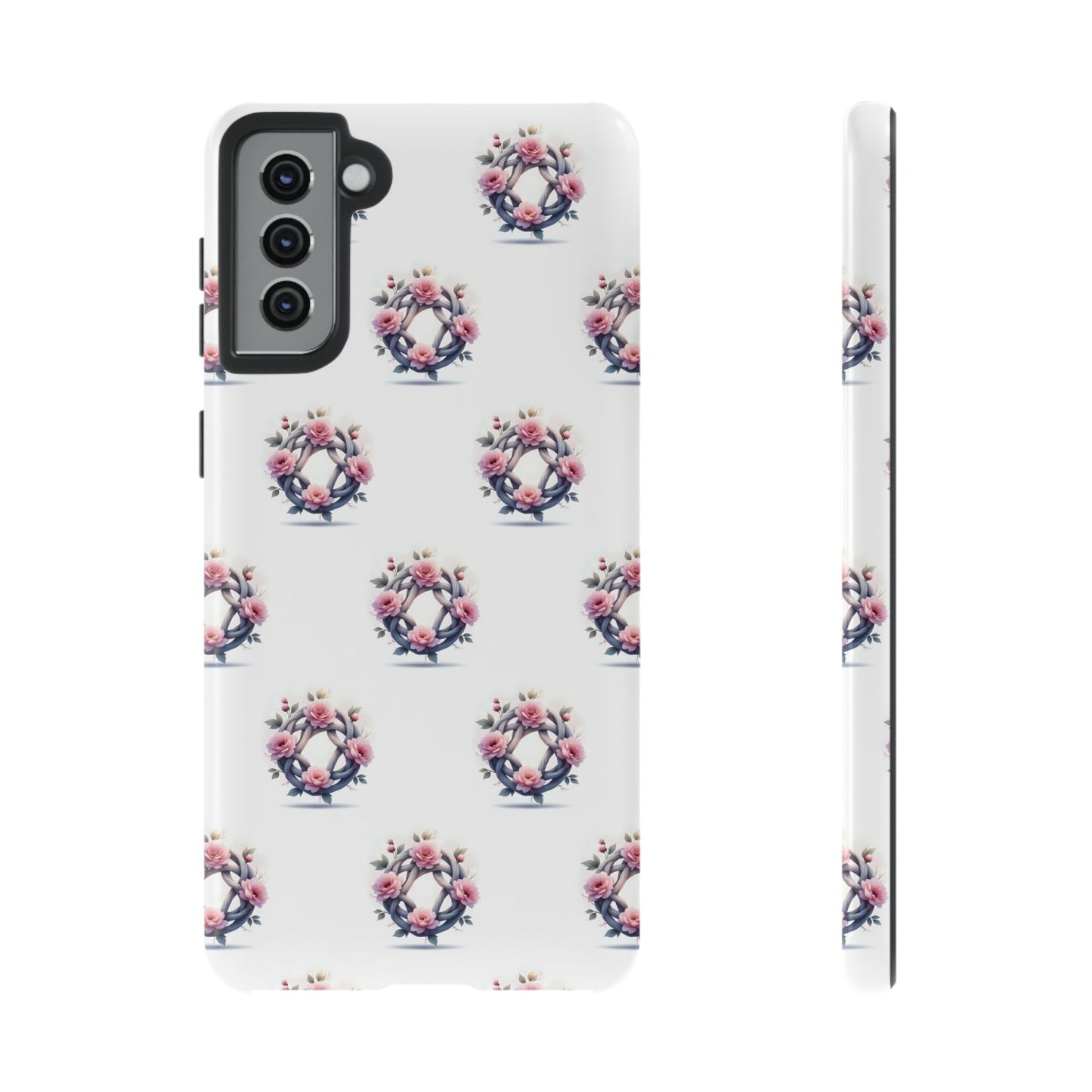 Floral Phone Case, Tough Cases for Women, Cute Celtic Knot Floral Design iPhone Cover, Gift for Her, Stylish Tech Accessories - Celtic Scents