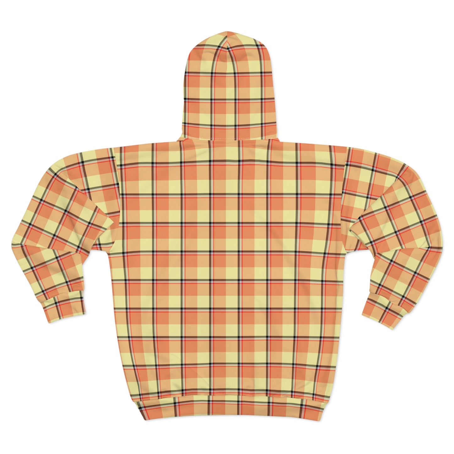 Stylish Plaid Unisex Zip Hoodie, Cozy Layer for All Seasons, Perfect for Casual Wear, Gifts for Him and Her - Celtic Scents