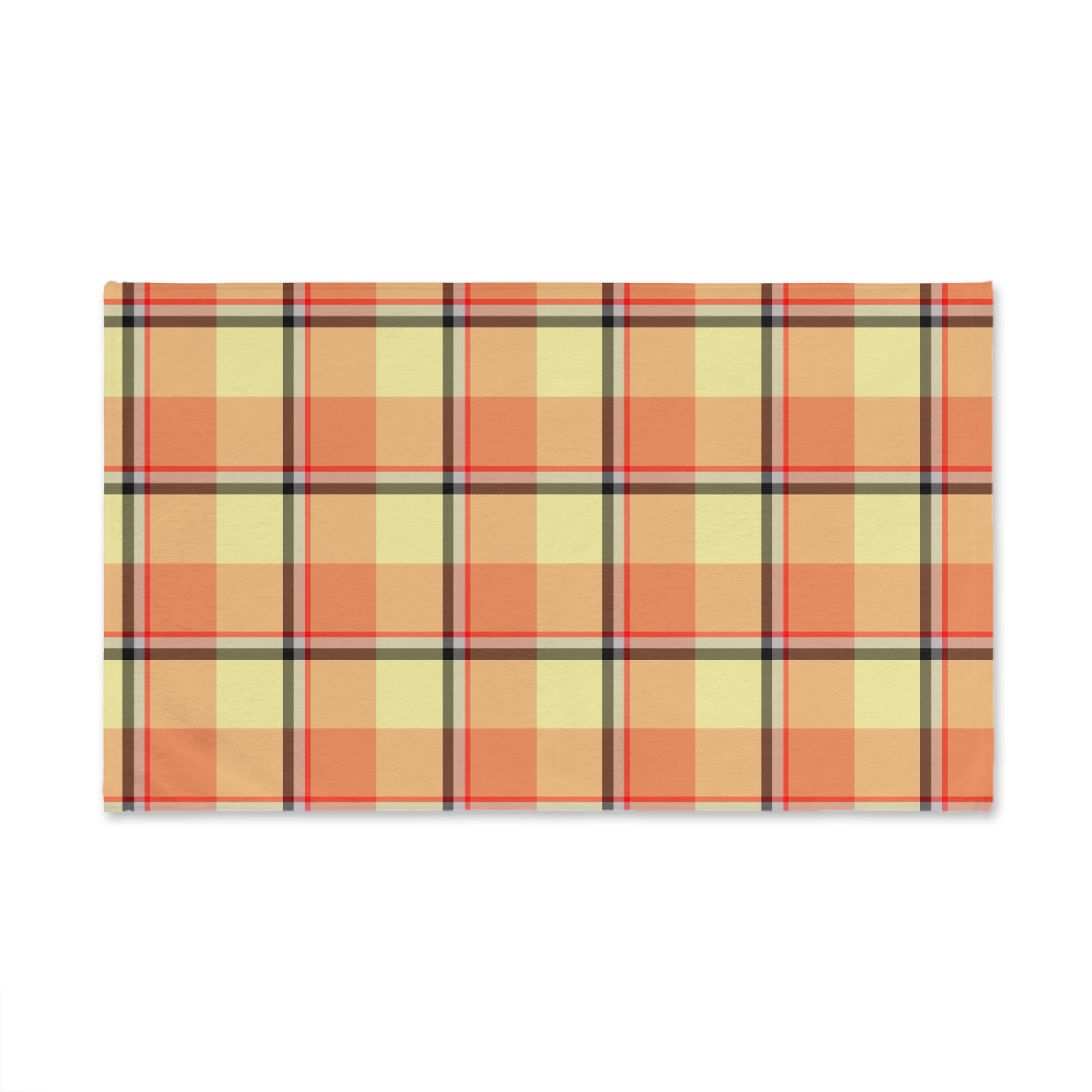 Cozy Farmhouse Hand Towel, Kitchen Decor, Rustic Home, Autumn Vibes, Plaid Towel - Celtic Scents