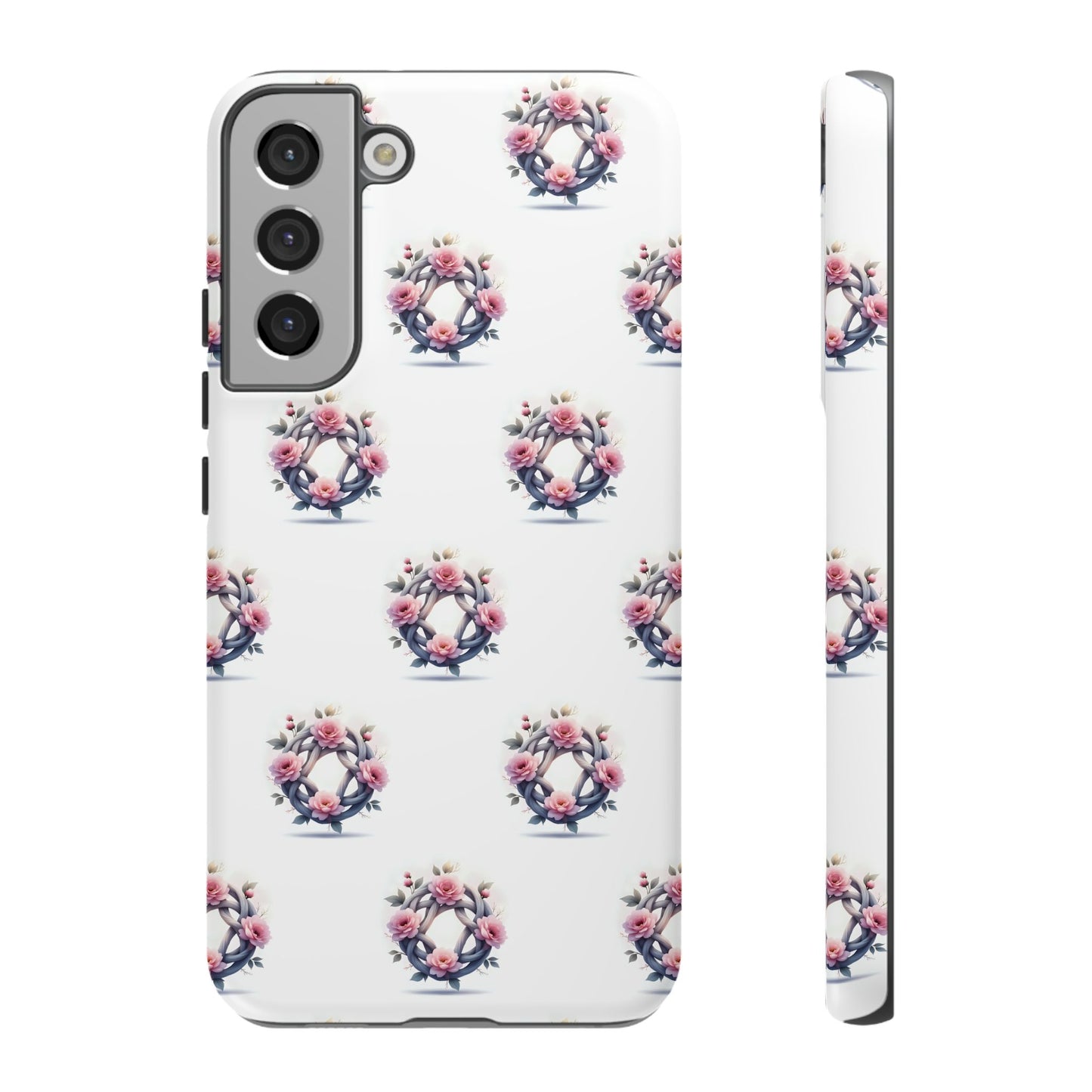 Floral Phone Case, Tough Cases for Women, Cute Celtic Knot Floral Design iPhone Cover, Gift for Her, Stylish Tech Accessories - Celtic Scents