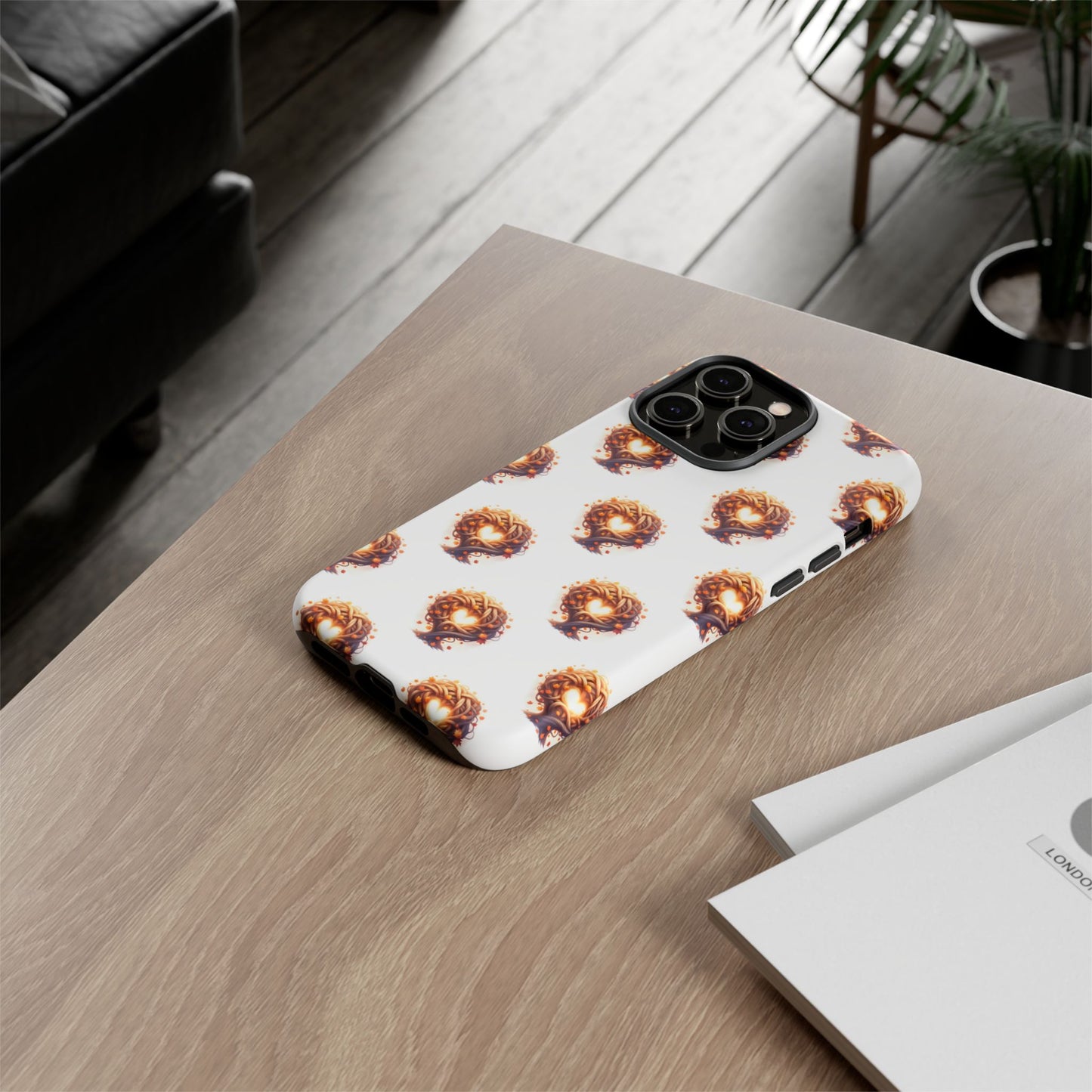 Stylish Phone Case, Tough Cases with Unique Design, Durable Smartphone Cover, Gift for Tech Lovers, Trendy Phone Accessory, Autumn Design