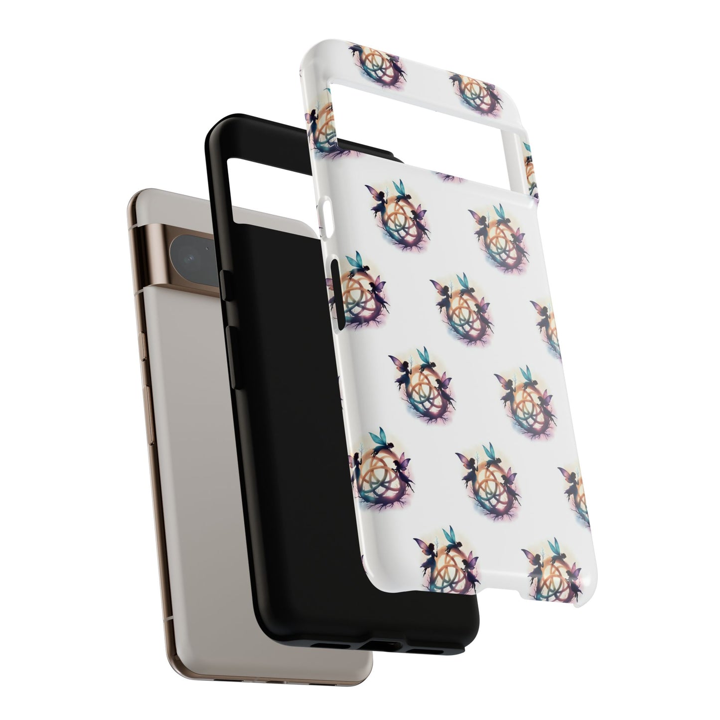 Tough Cases - Celtic Fairies Phone Case, Colorful Phone Cover, Fairy Lover Gift, Trendy Smartphone Accessory