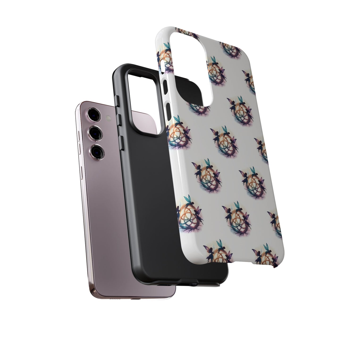 Tough Cases - Celtic Fairies Phone Case, Colorful Phone Cover, Fairy Lover Gift, Trendy Smartphone Accessory