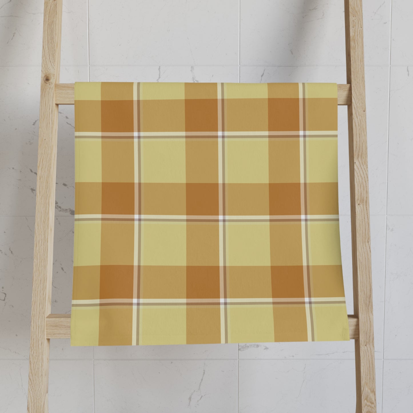 Warm Plaid Hand Towel, Cozy Kitchen Essential, Rustic Decor, Fall Vibes - Celtic Scents