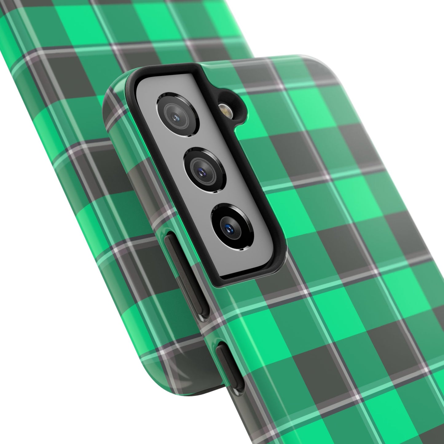 Personalized Plaid Tough Phone Case, Custom Phone Cover, Gifts for Her, Unique Cell Phone Case, Trendy Accessories, Holiday Gifts