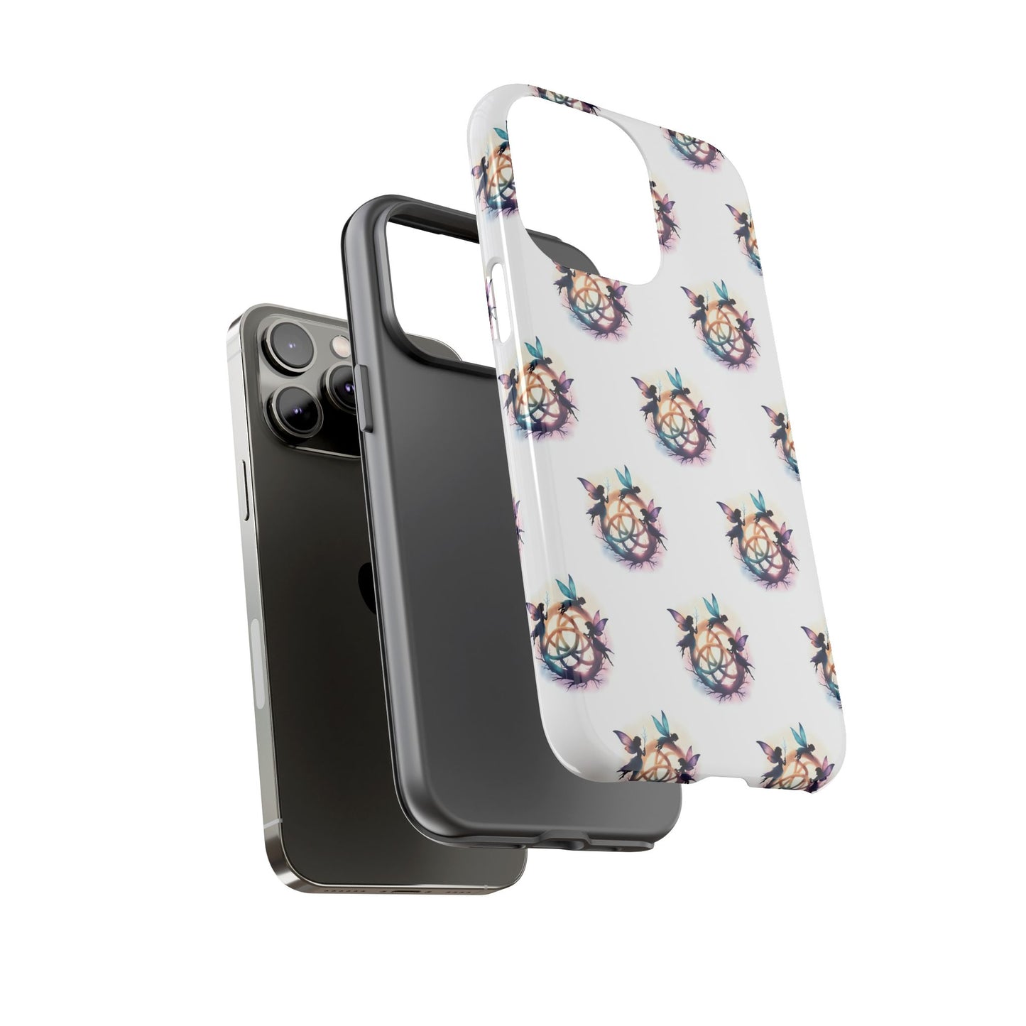 Tough Cases - Celtic Fairies Phone Case, Colorful Phone Cover, Fairy Lover Gift, Trendy Smartphone Accessory