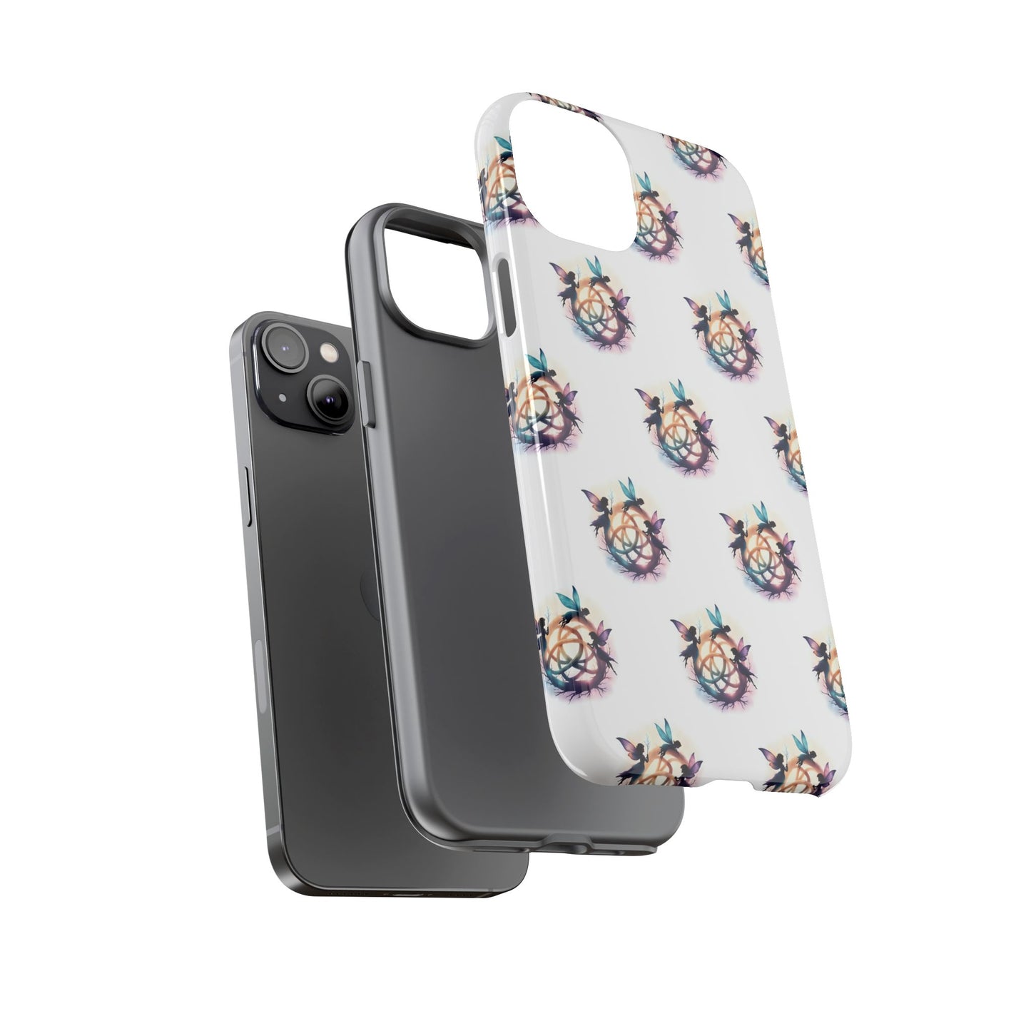 Tough Cases - Celtic Fairies Phone Case, Colorful Phone Cover, Fairy Lover Gift, Trendy Smartphone Accessory