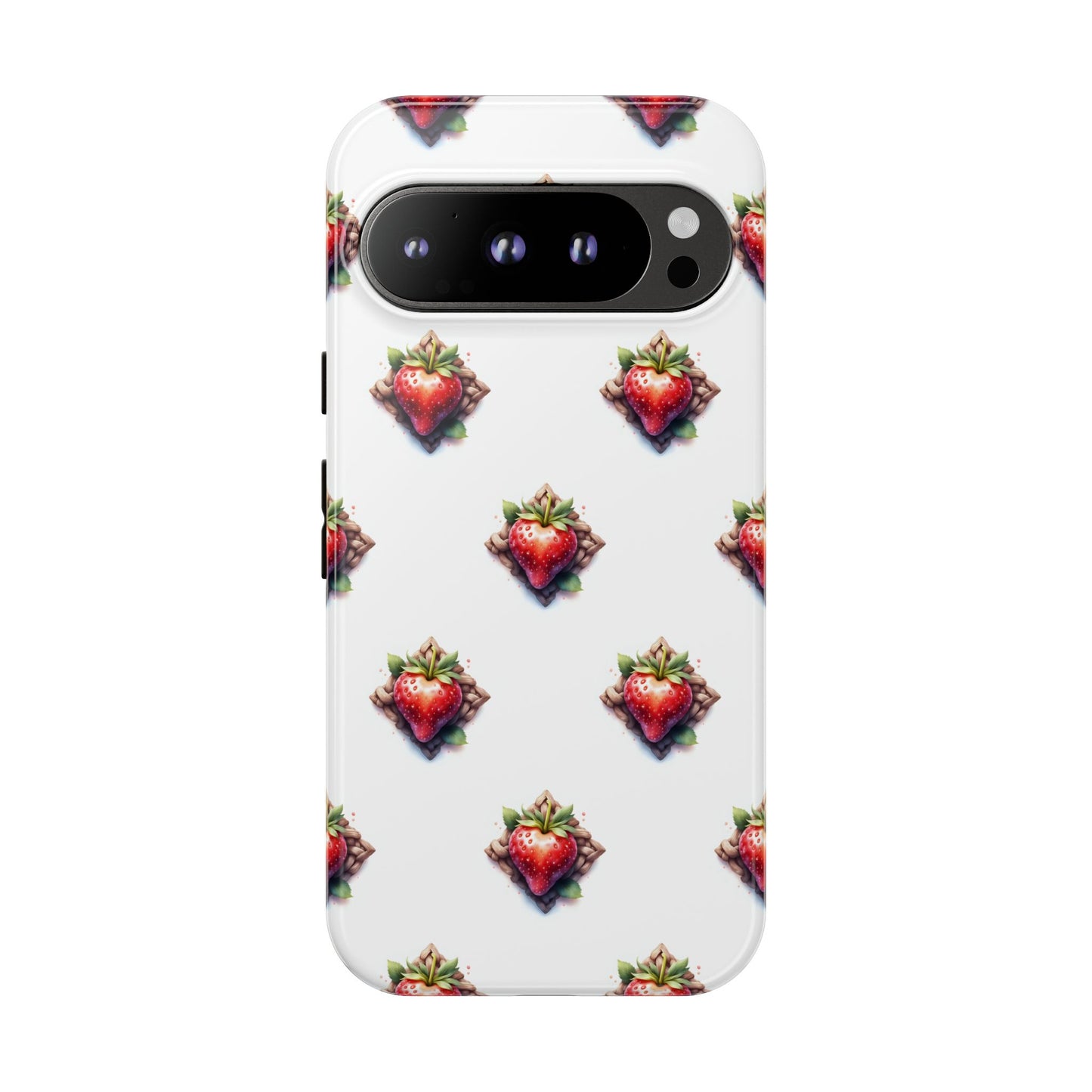 Strawberry Celtic Knot Phone Case, Cute Phone Cover, Gift for Her, Custom Smartphone Case, Funky Accessories, Valentine's Day Gift