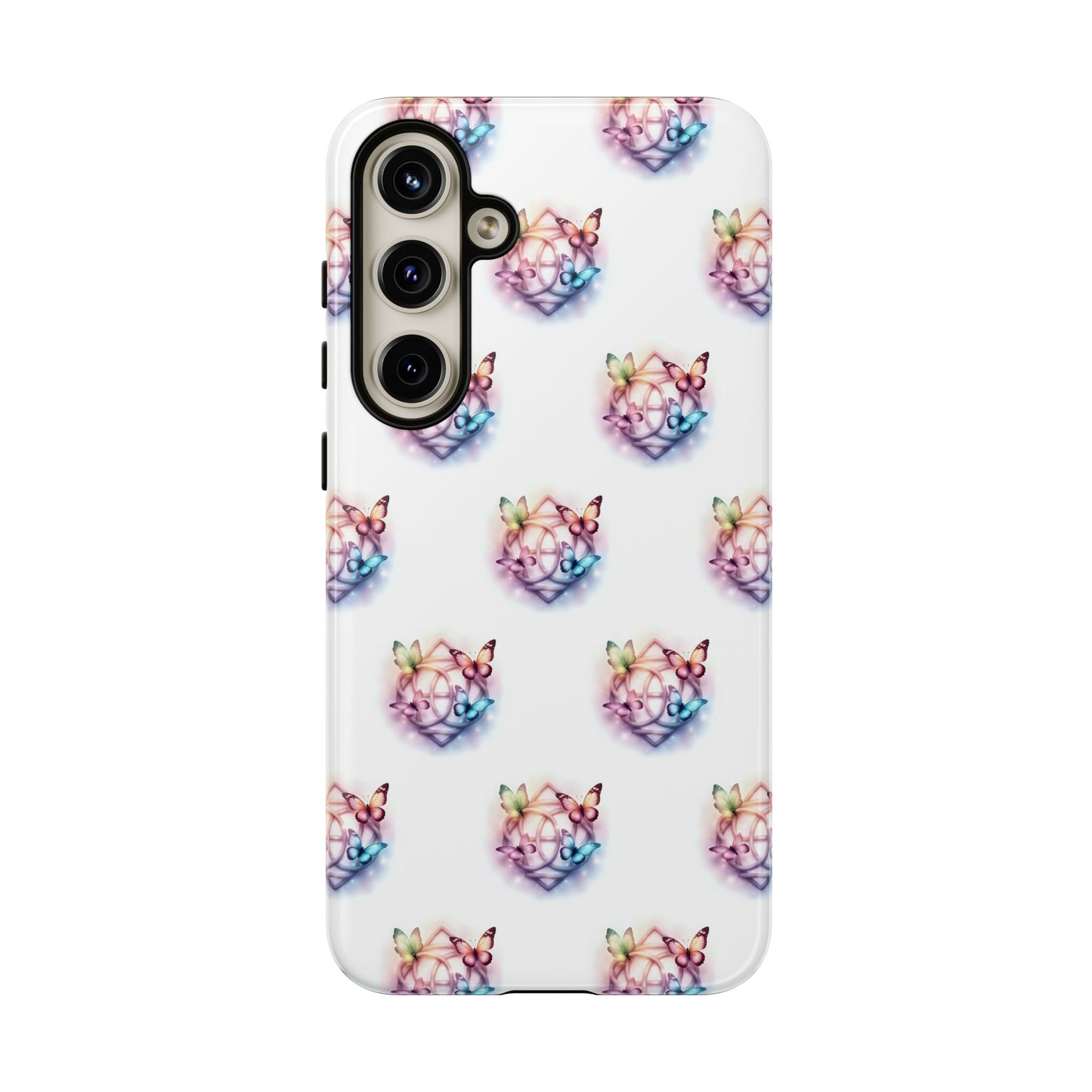 Colorful Butterflies Phone Case, Tough Cases, Cute Butterfly Lover Gift, Trendy Phone Cover, Nature Print Case