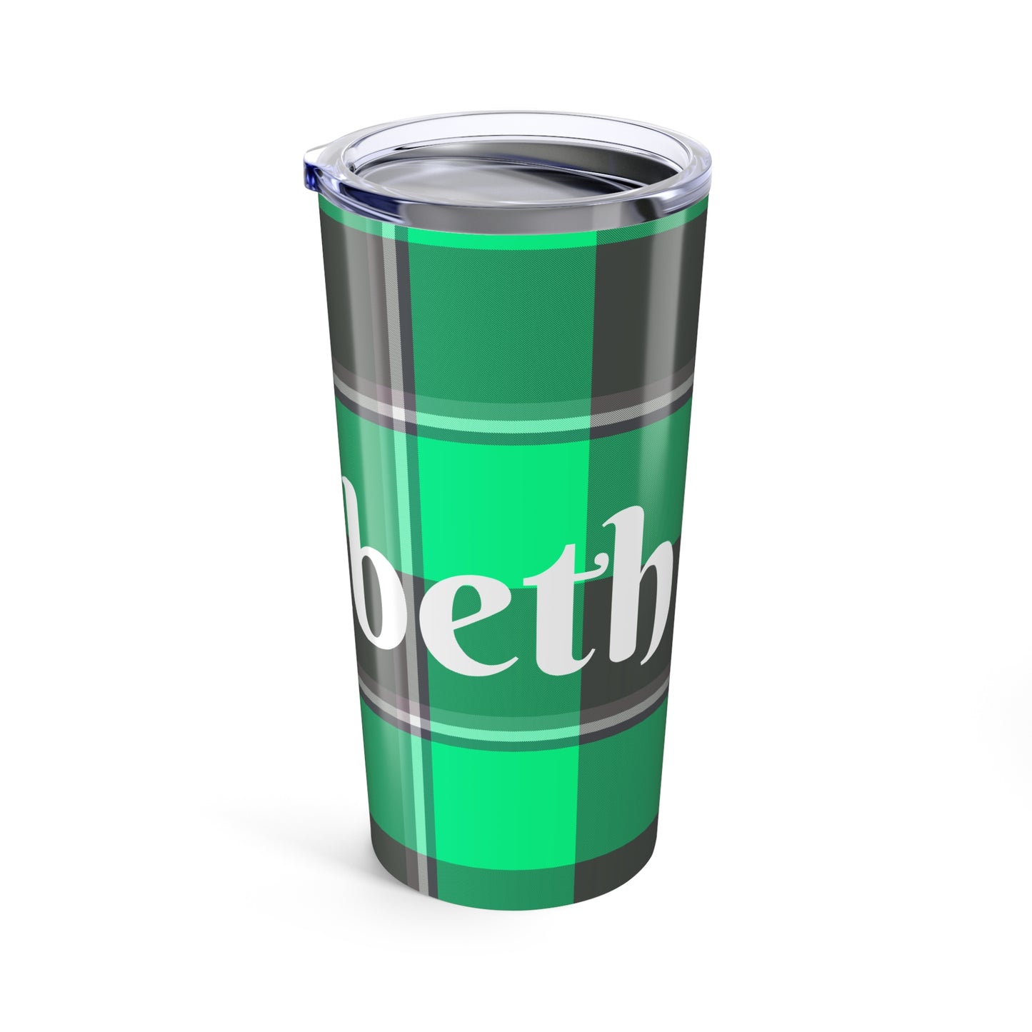 Plaid Personalized Tumbler, Custom Travel Mug, Insulated Drinkware, Eco-Friendly Cup, Perfect for Gifts - Celtic Scents