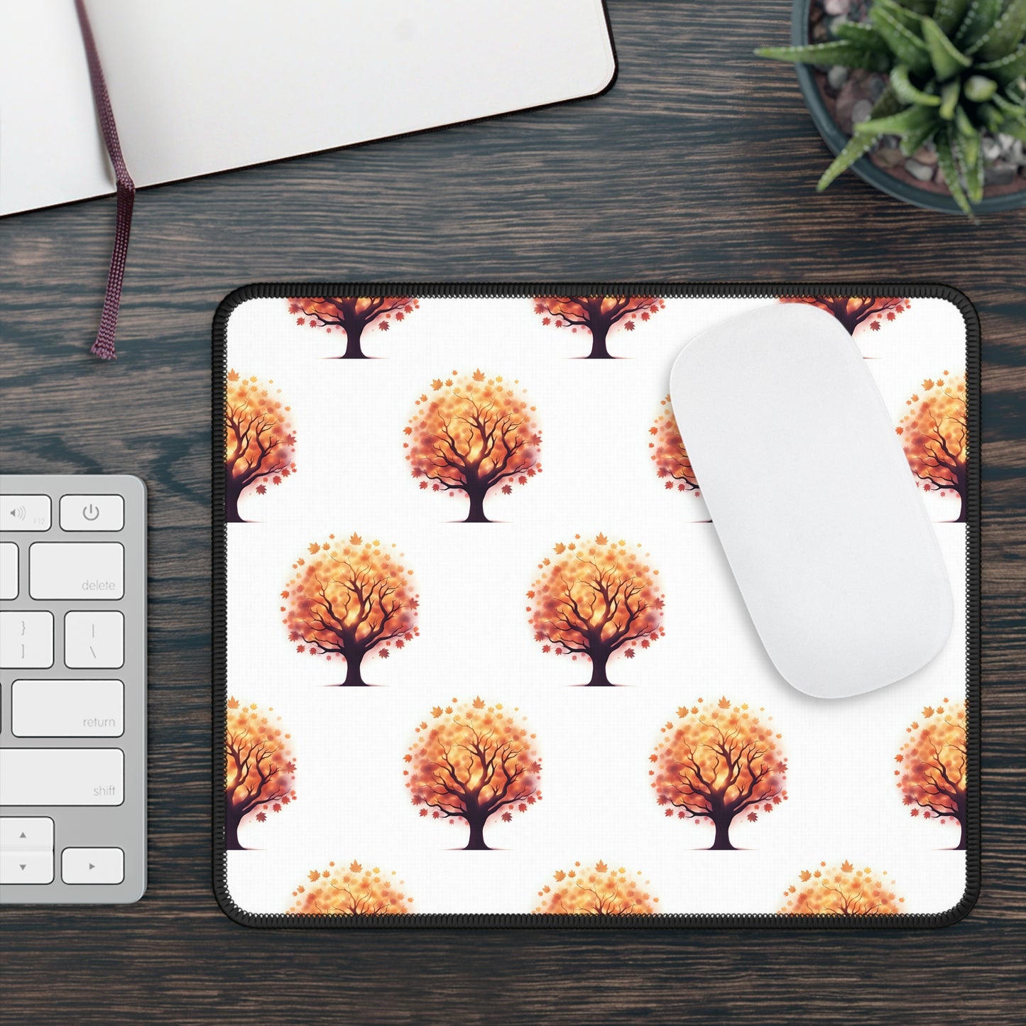 Autumn Trees Gaming Mouse Pad, Cozy Desk Accessory for Gamers, Gift for Nature Lovers, Fall Decor, Computer Accessories - Celtic Scents