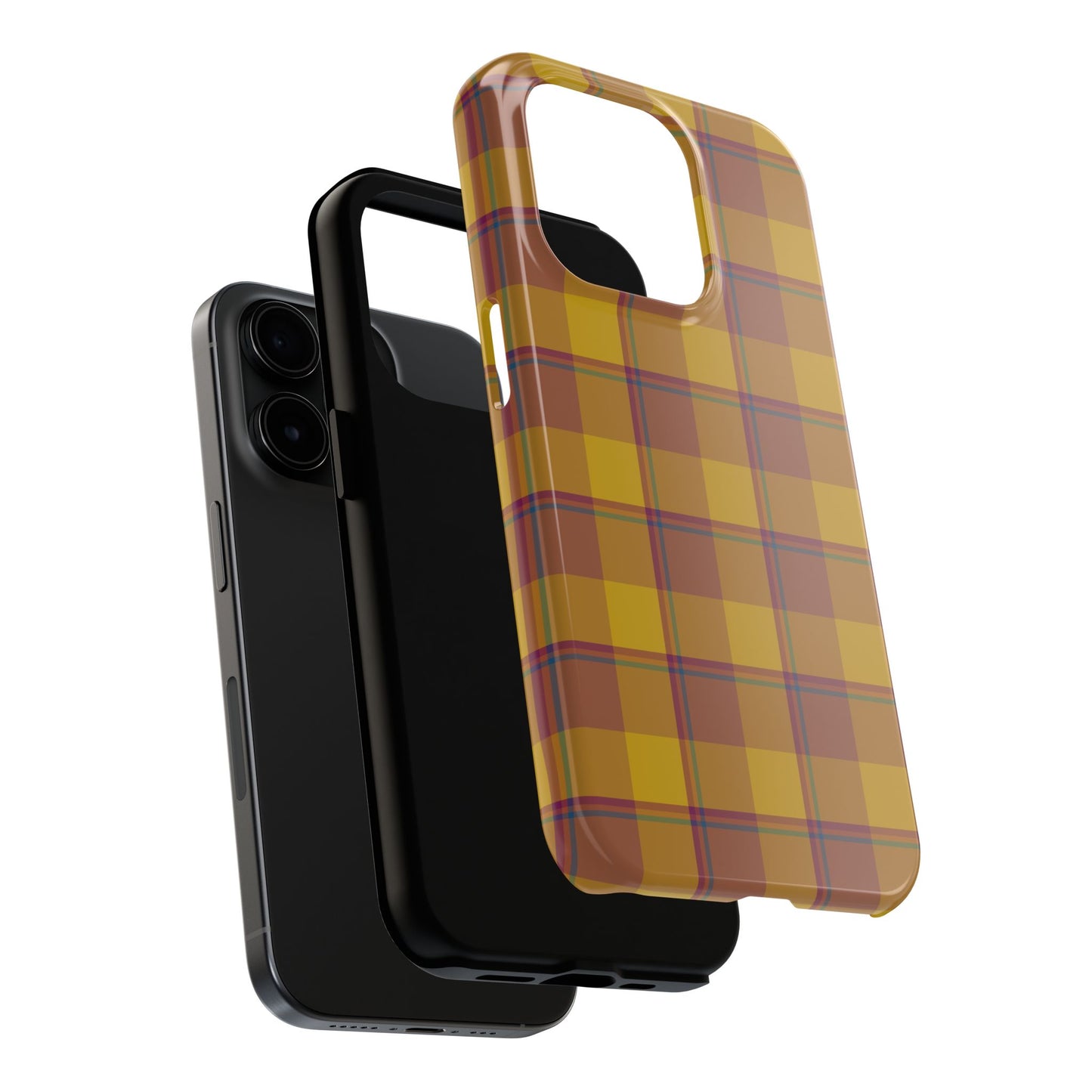 Plaid Tough Phone Case, Durable Phone Cover, Fall Inspired Accessory, Gift for Her, Stylish Cell Phone Protector - Celtic Scents