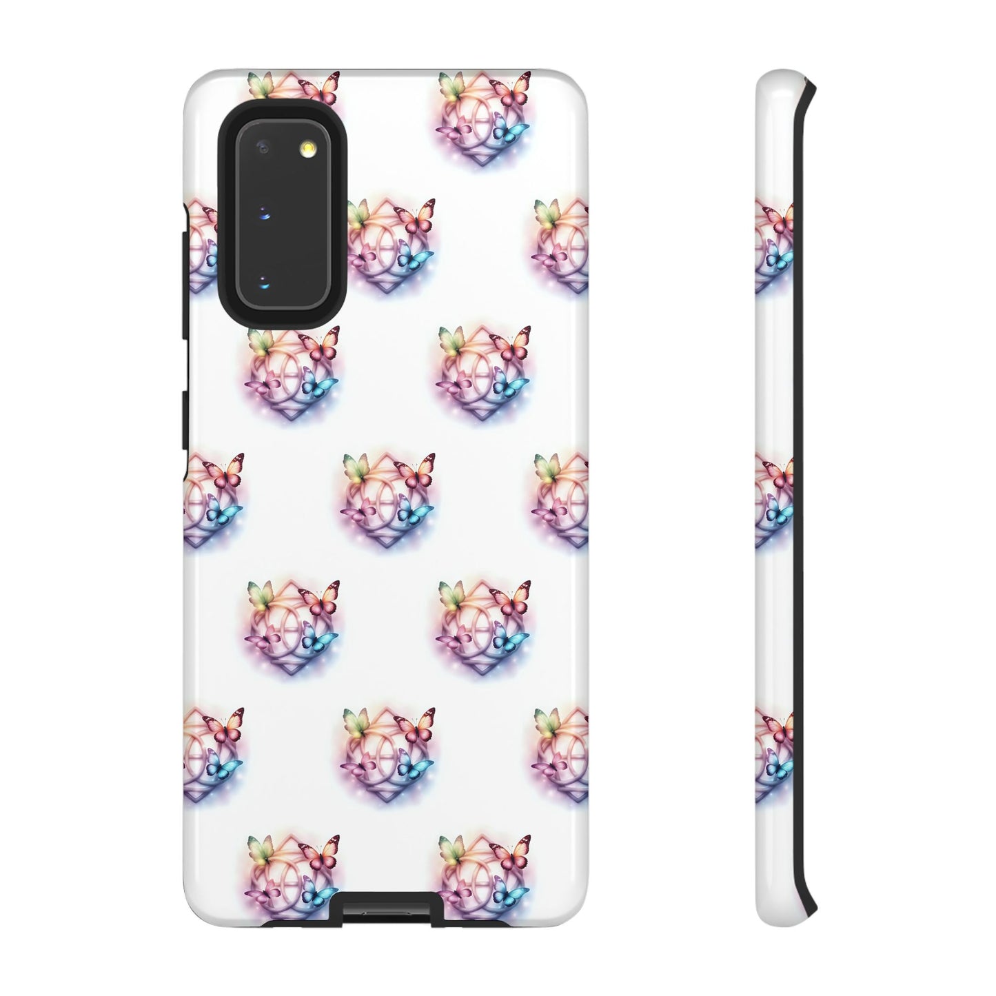 Colorful Butterflies Phone Case, Tough Cases, Cute Butterfly Lover Gift, Trendy Phone Cover, Nature Print Case - Celtic Scents