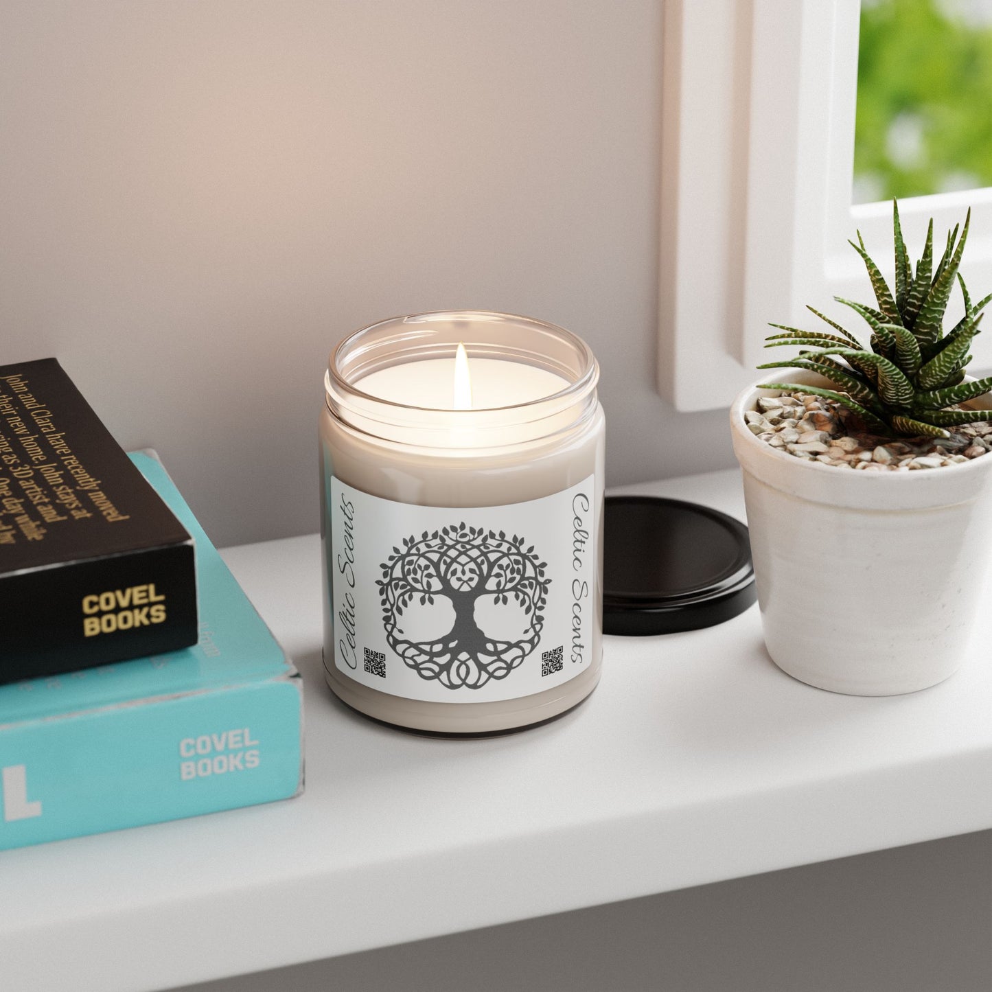 Celtic Tree Scented Soy Candle | Eco-Friendly Aromatherapy, Home Décor, Gift for Her, Relaxation & Meditation - Celtic Scents