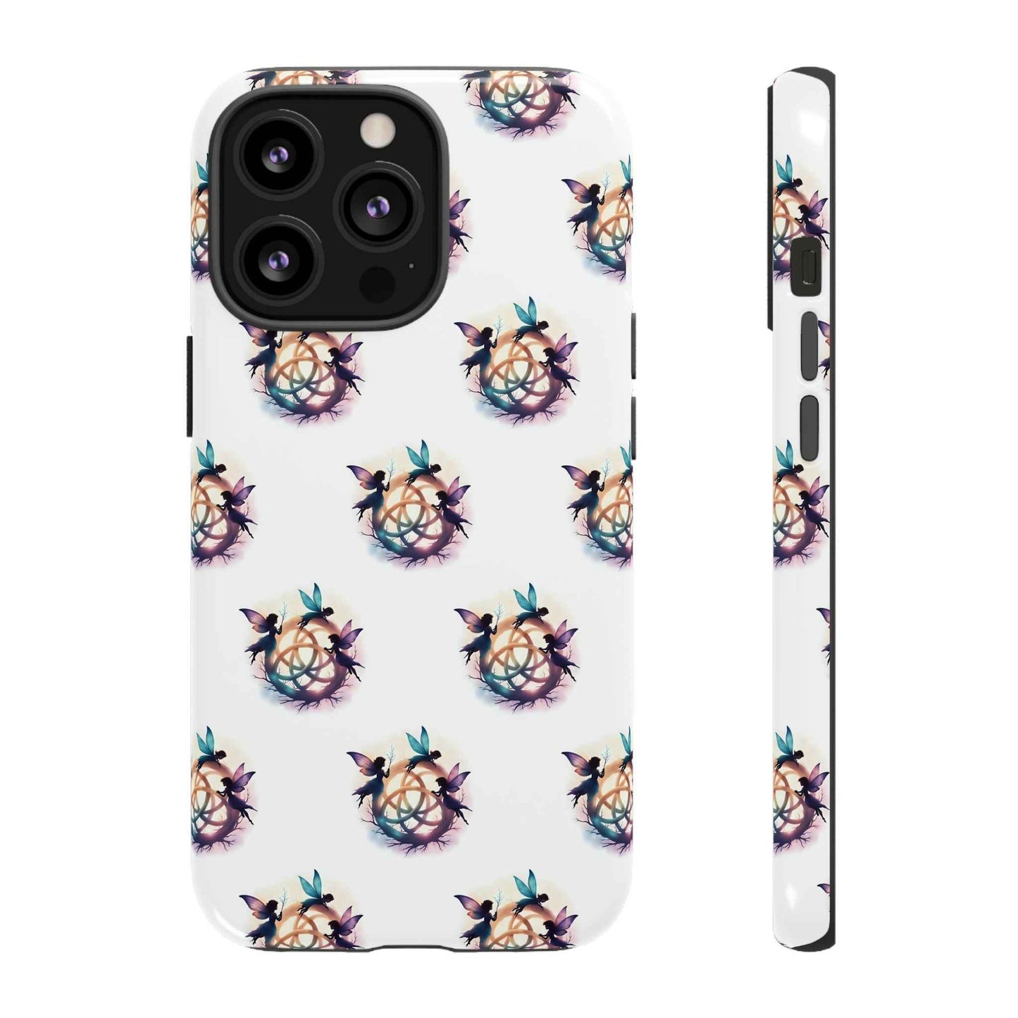 Tough Cases - Celtic Fairies Phone Case, Colorful Phone Cover, Fairy Lover Gift, Trendy Smartphone Accessory