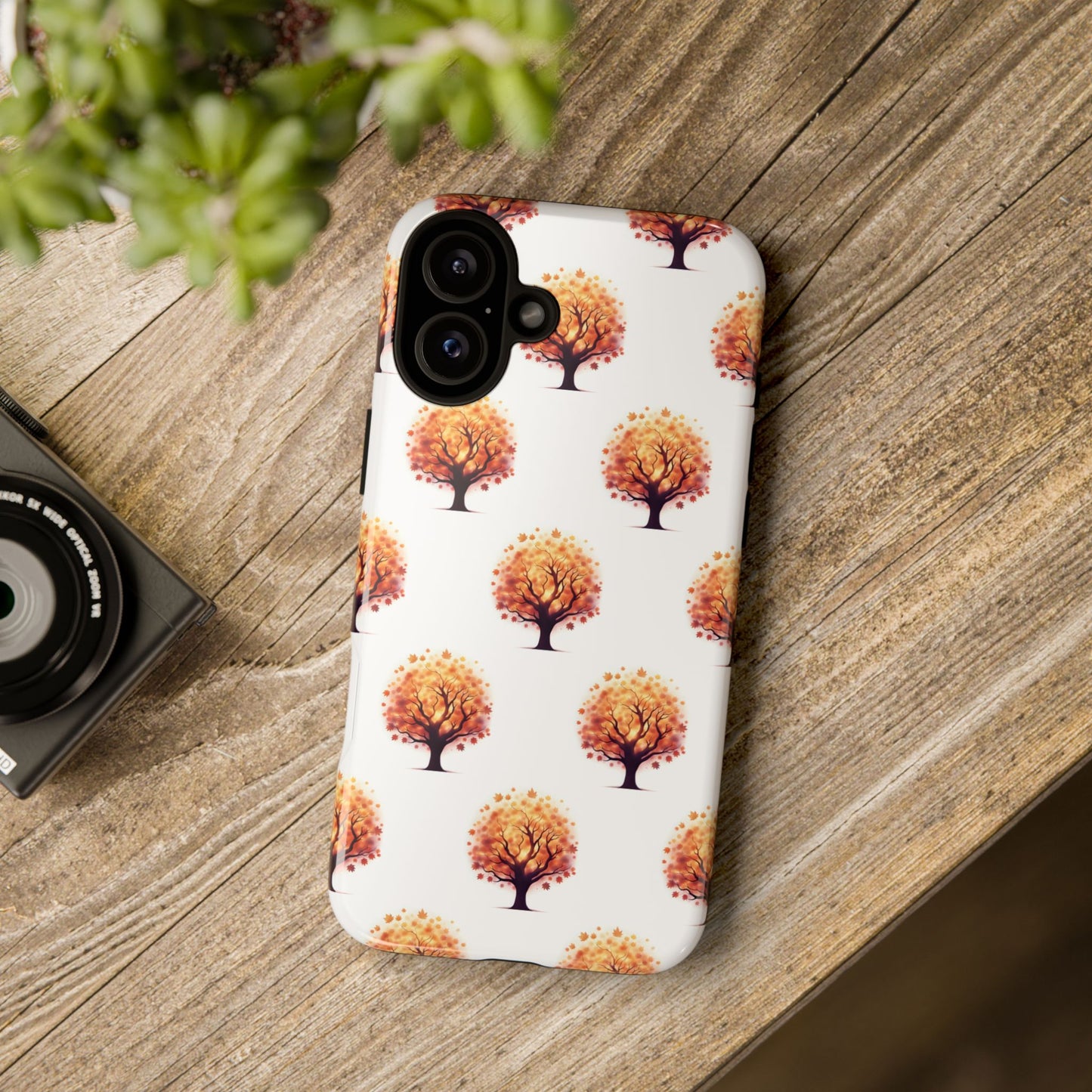Autumn Tree Phone Case, Fall Phone Cover, Nature Inspired Case, Gift for Outdoorsy Friends, Seasonal Accessories, Eco-Friendly Phone Case